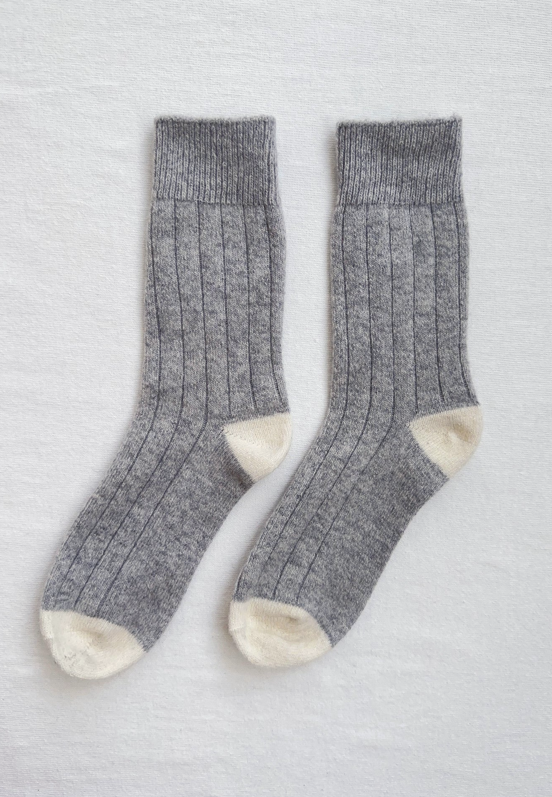 Classic Cashmere Socks - Grey Melange
