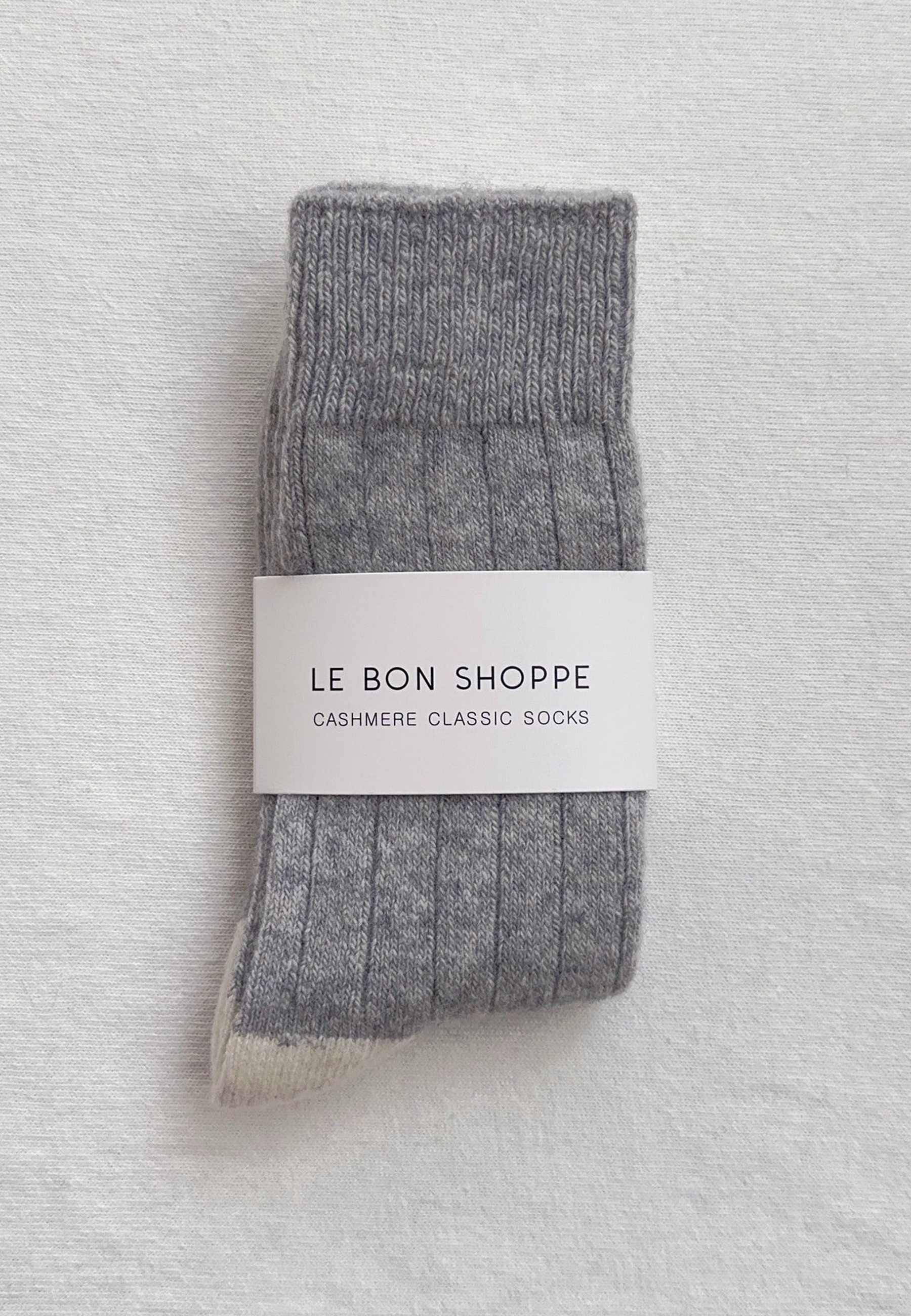 Classic Cashmere Socks - Grey Melange