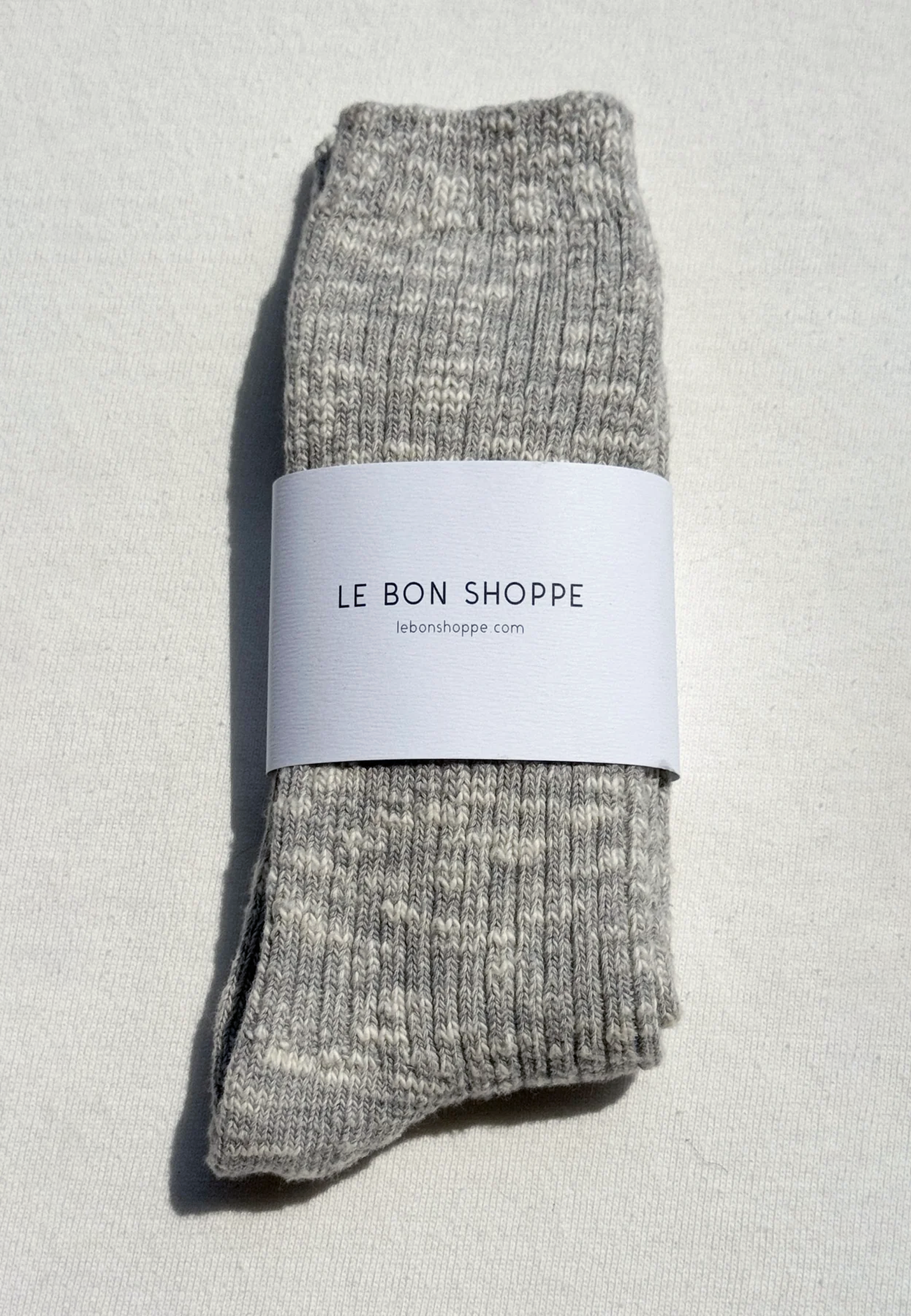 Cottage Socks - Heather Grey