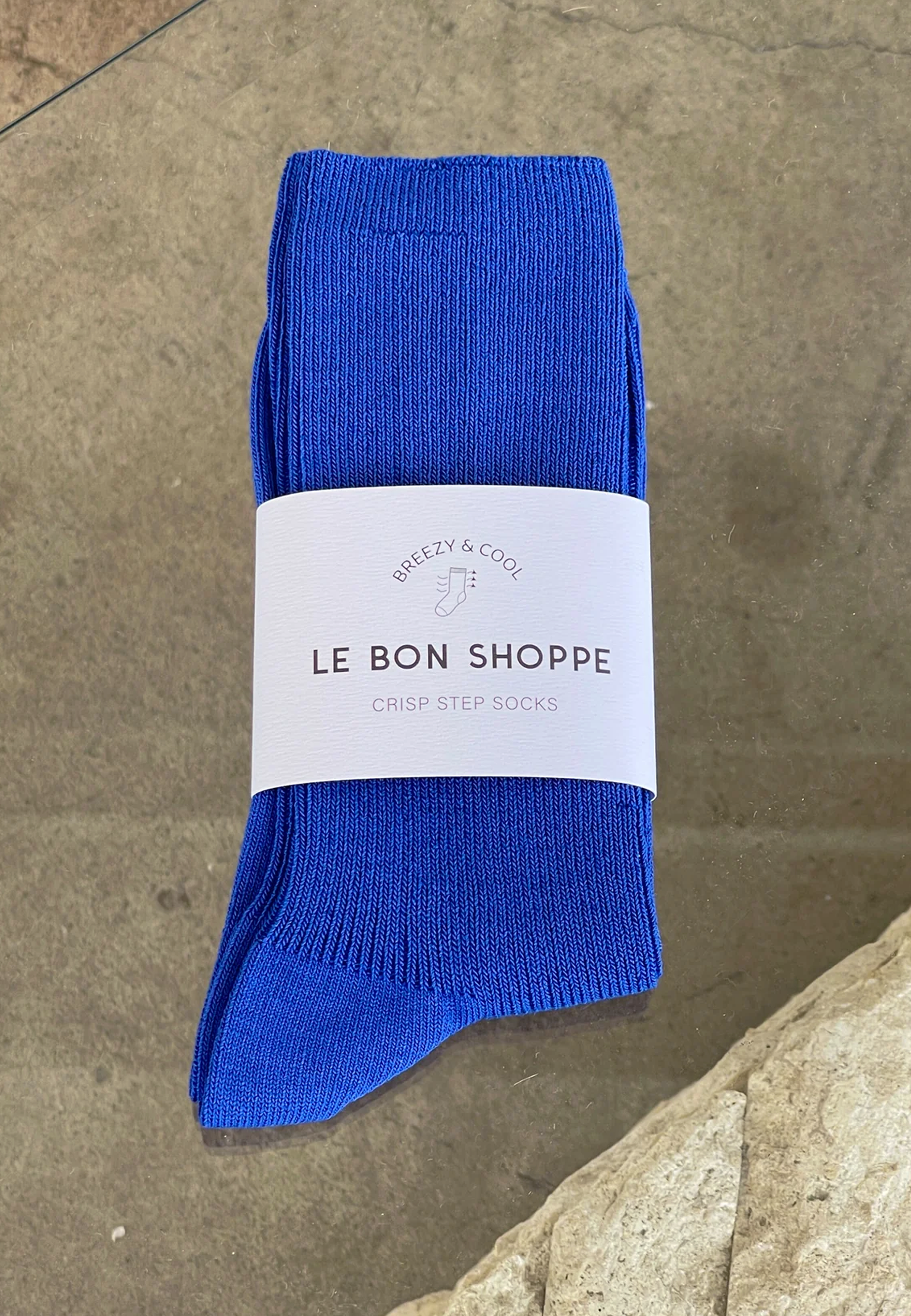 Crisp Step Socks - Blue