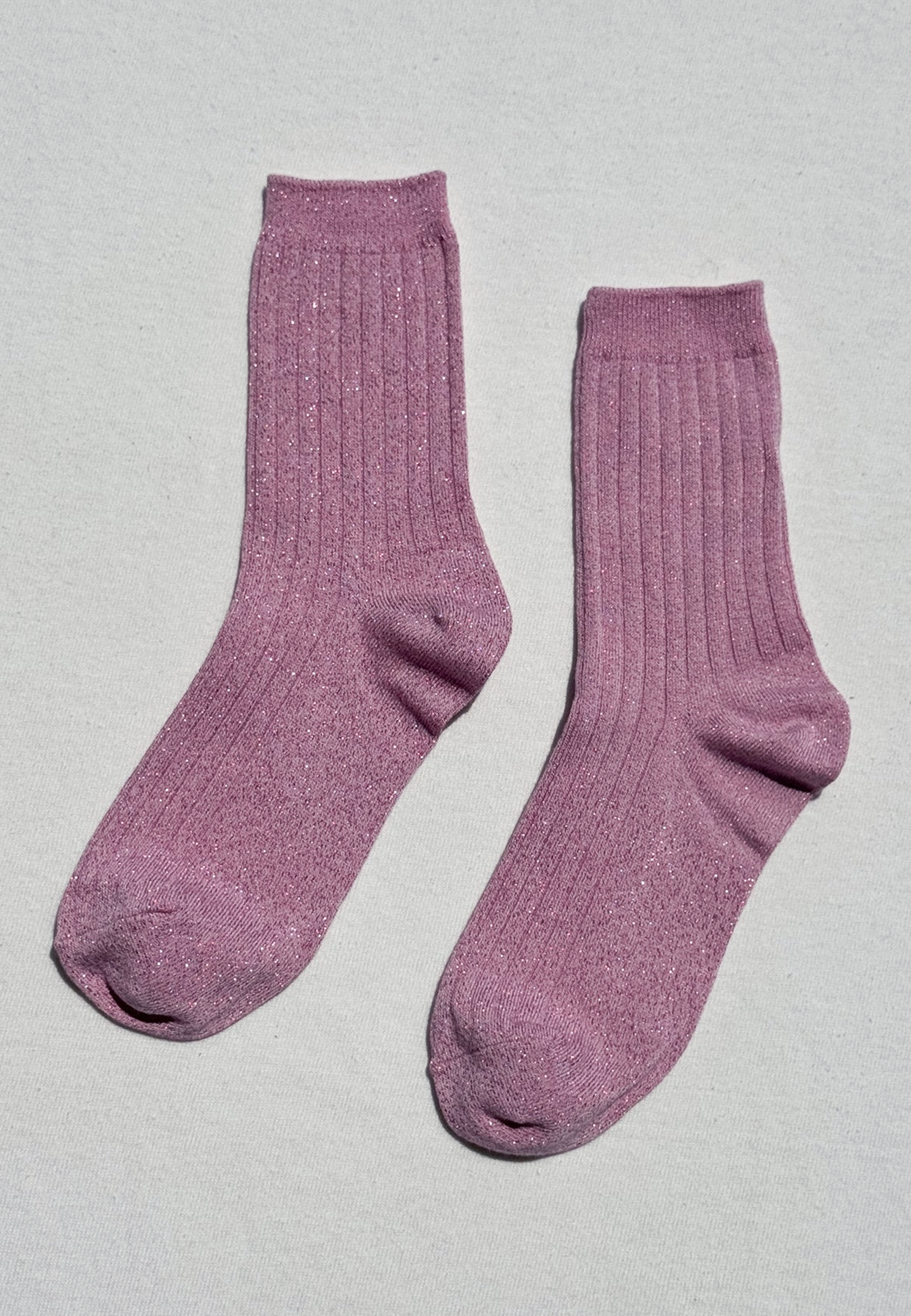 Her Socks Lurex - Sparkling Rose