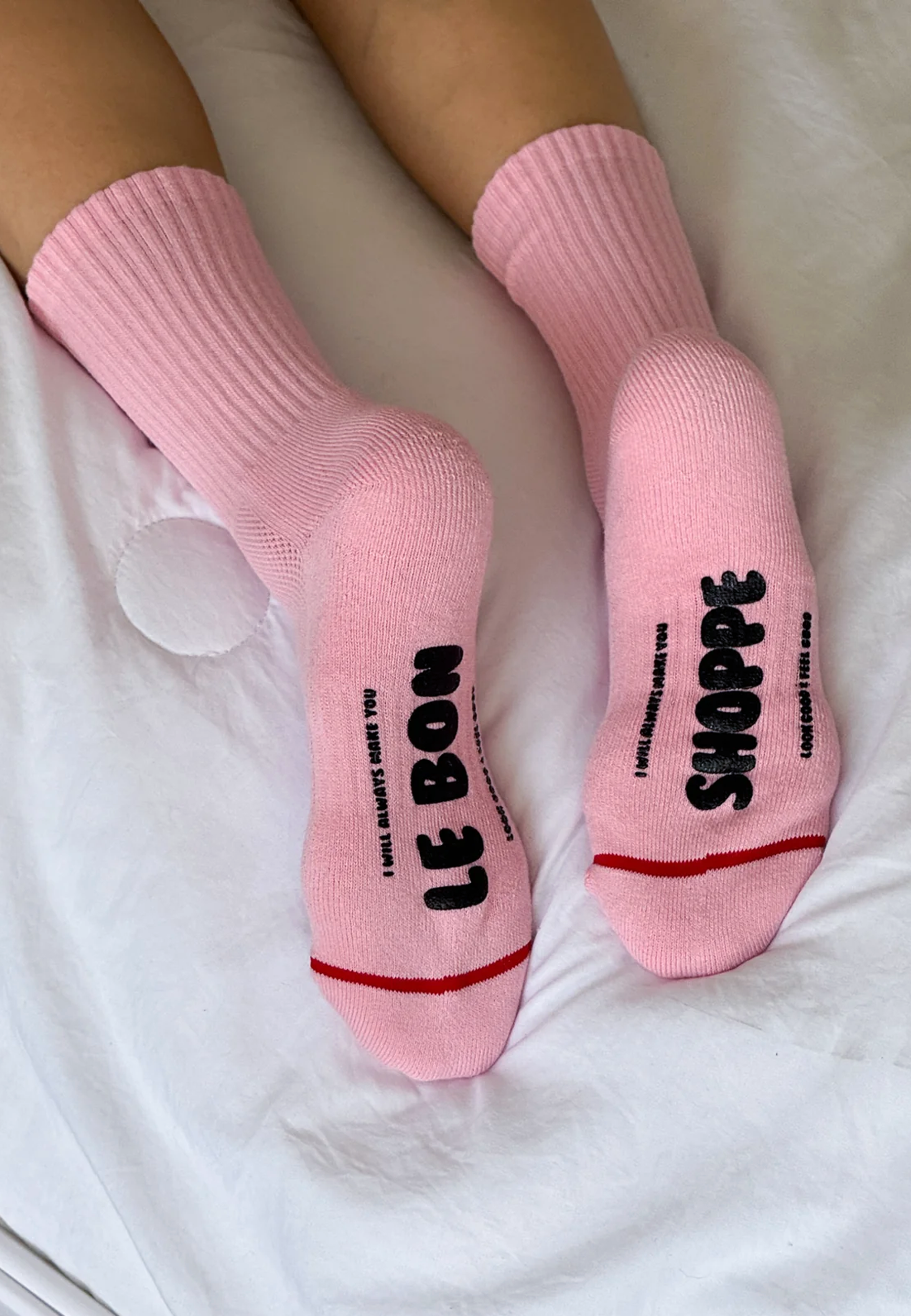 Hugger Socks - Pink/Black