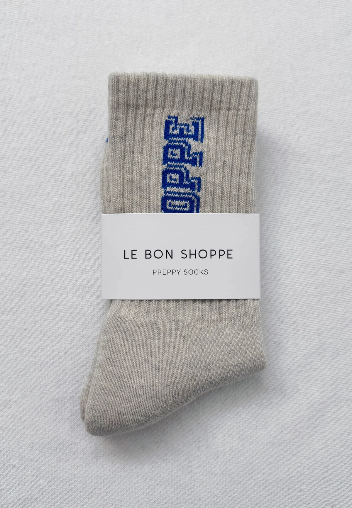 Preppy Socks - Ice/Blue