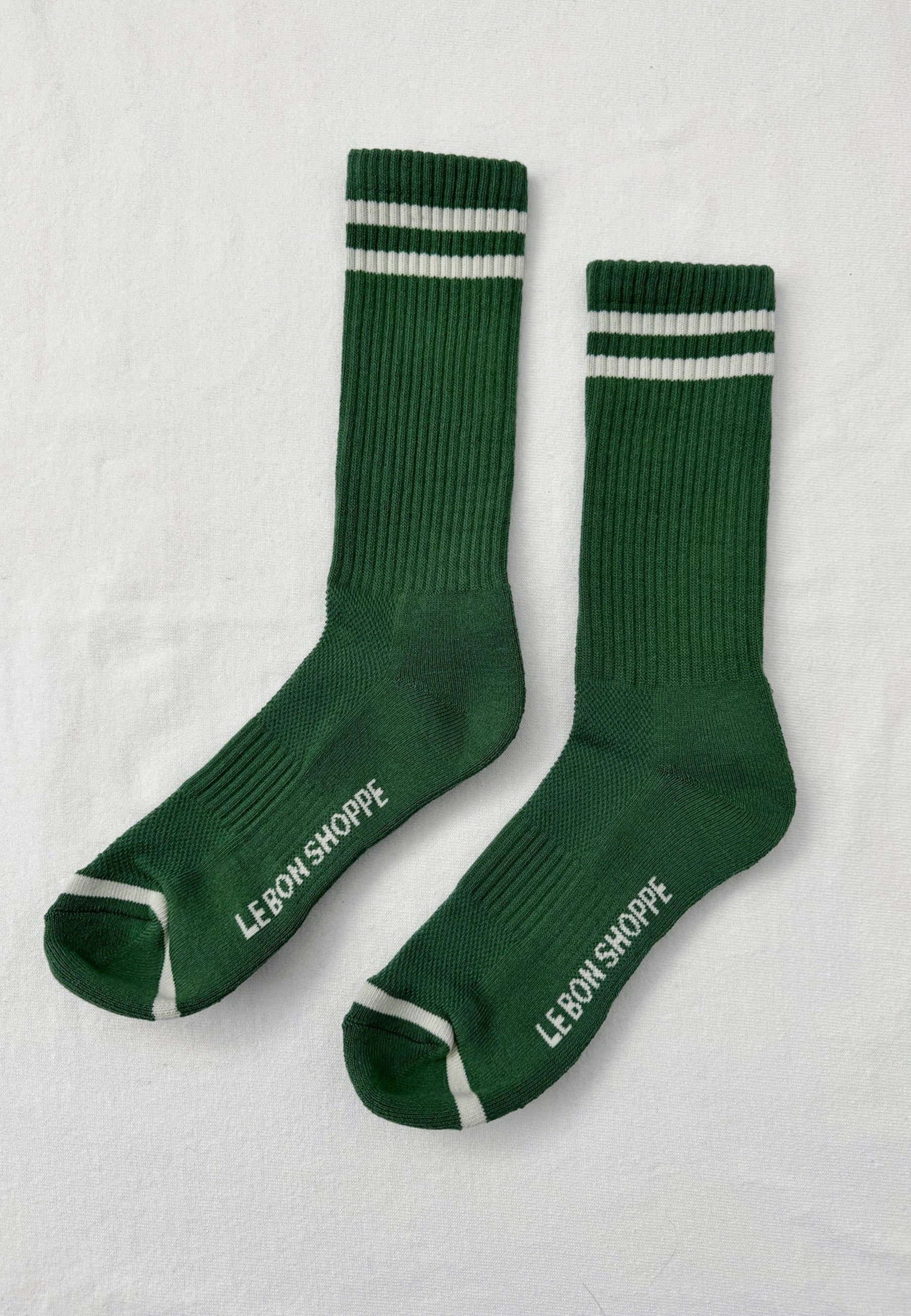 Extended Boyfriend Socks - Moss