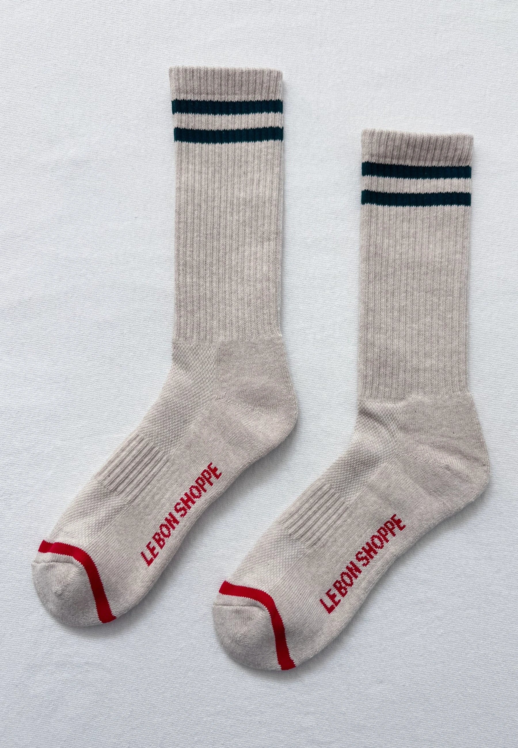 Extended Boyfriend Socks - Oatmeal