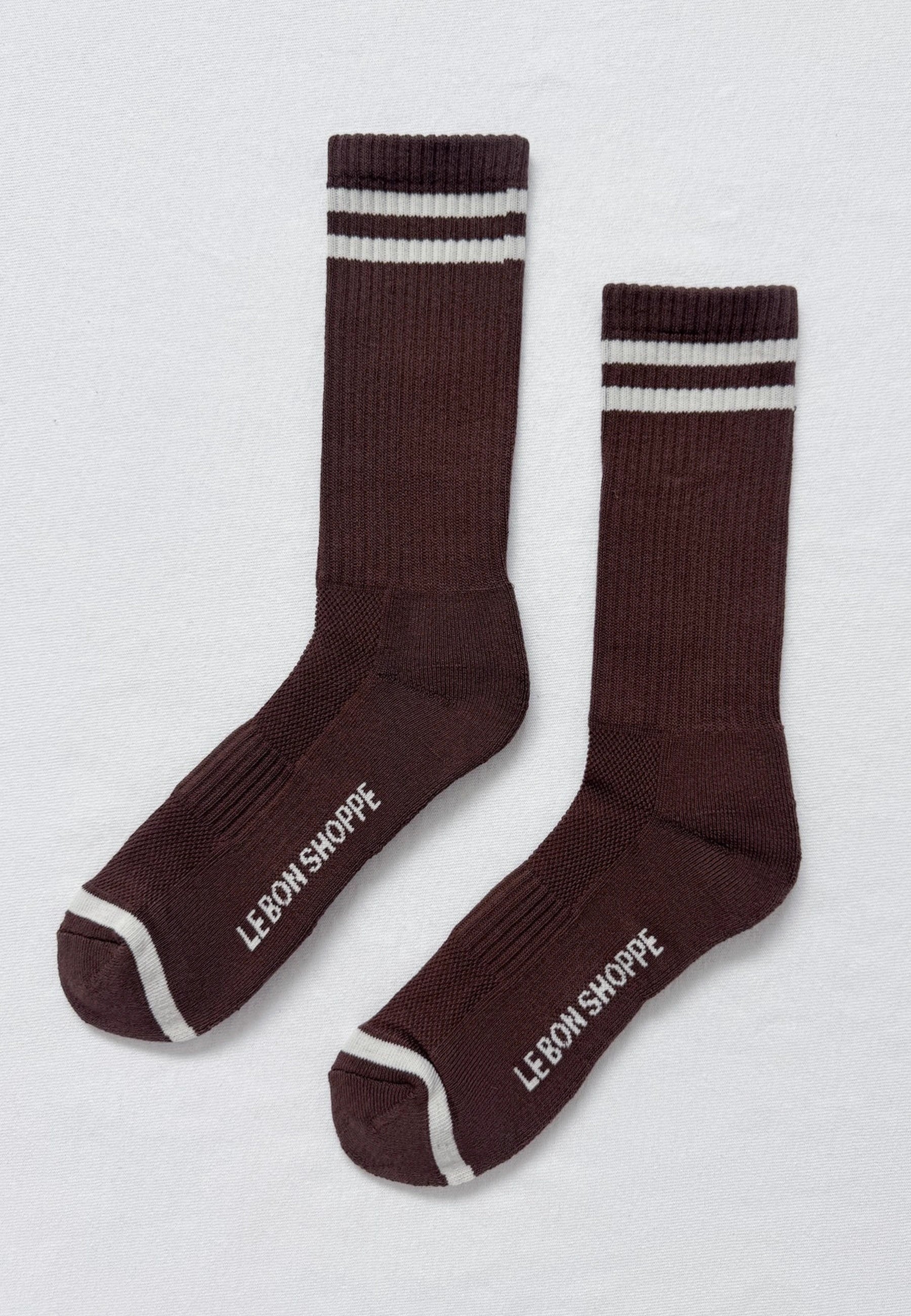 Extended Boyfriend Socks - Wood