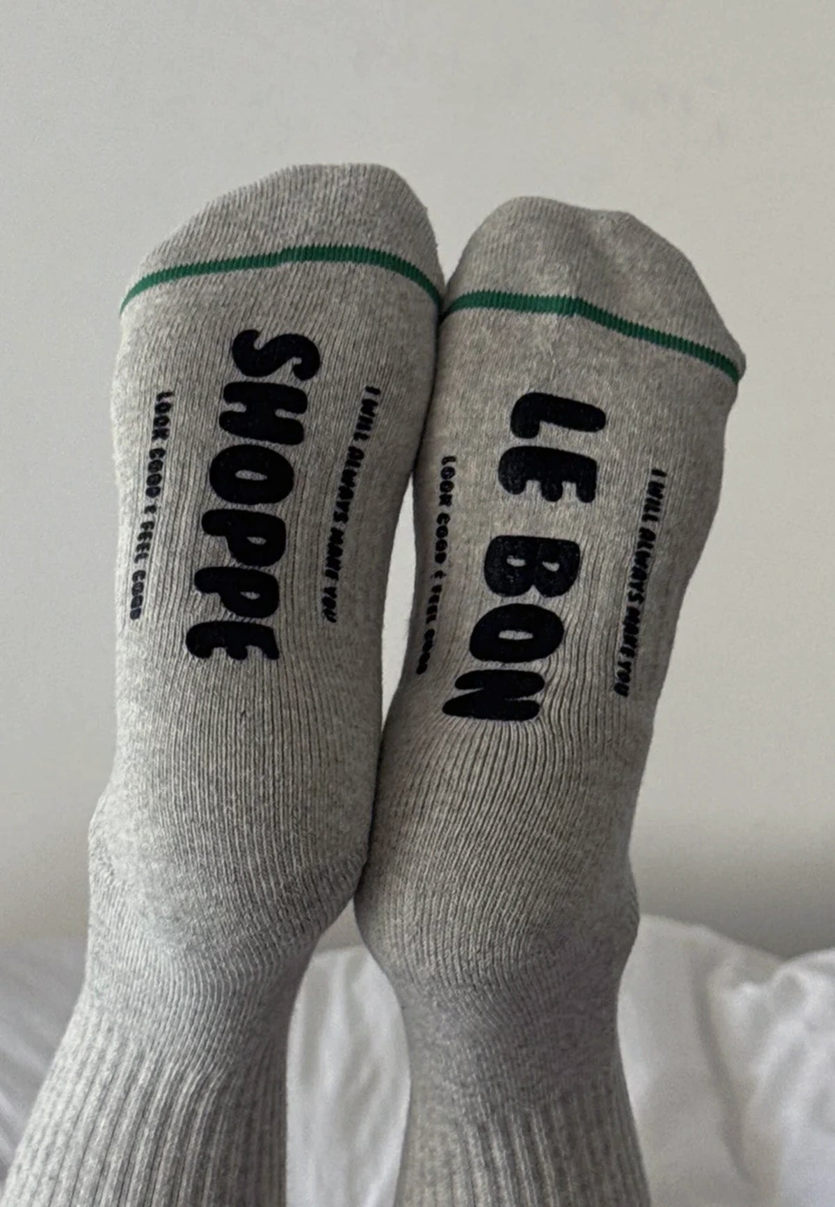 Hugger Socks - HT.Grey/Black
