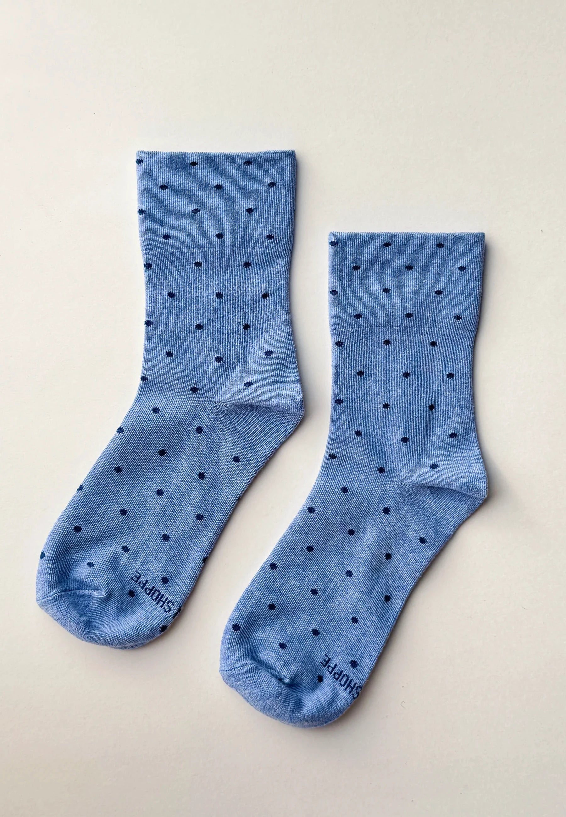 Patterned Sneaker Socks - Blue/Navy