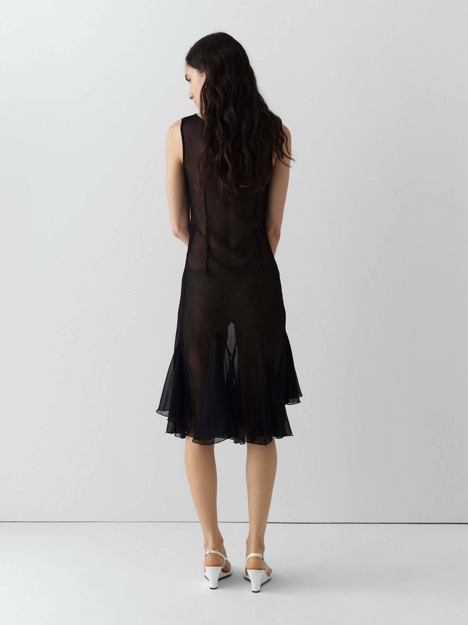 Leona Midi Dress - Black