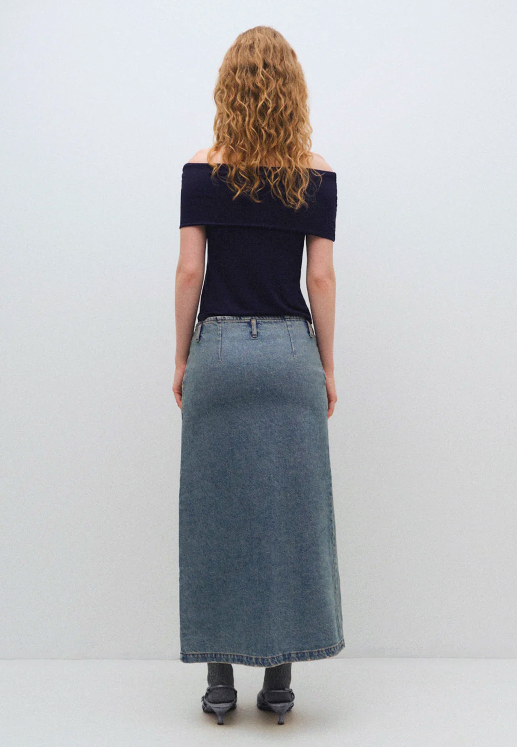 Leslie Skirt - Denim