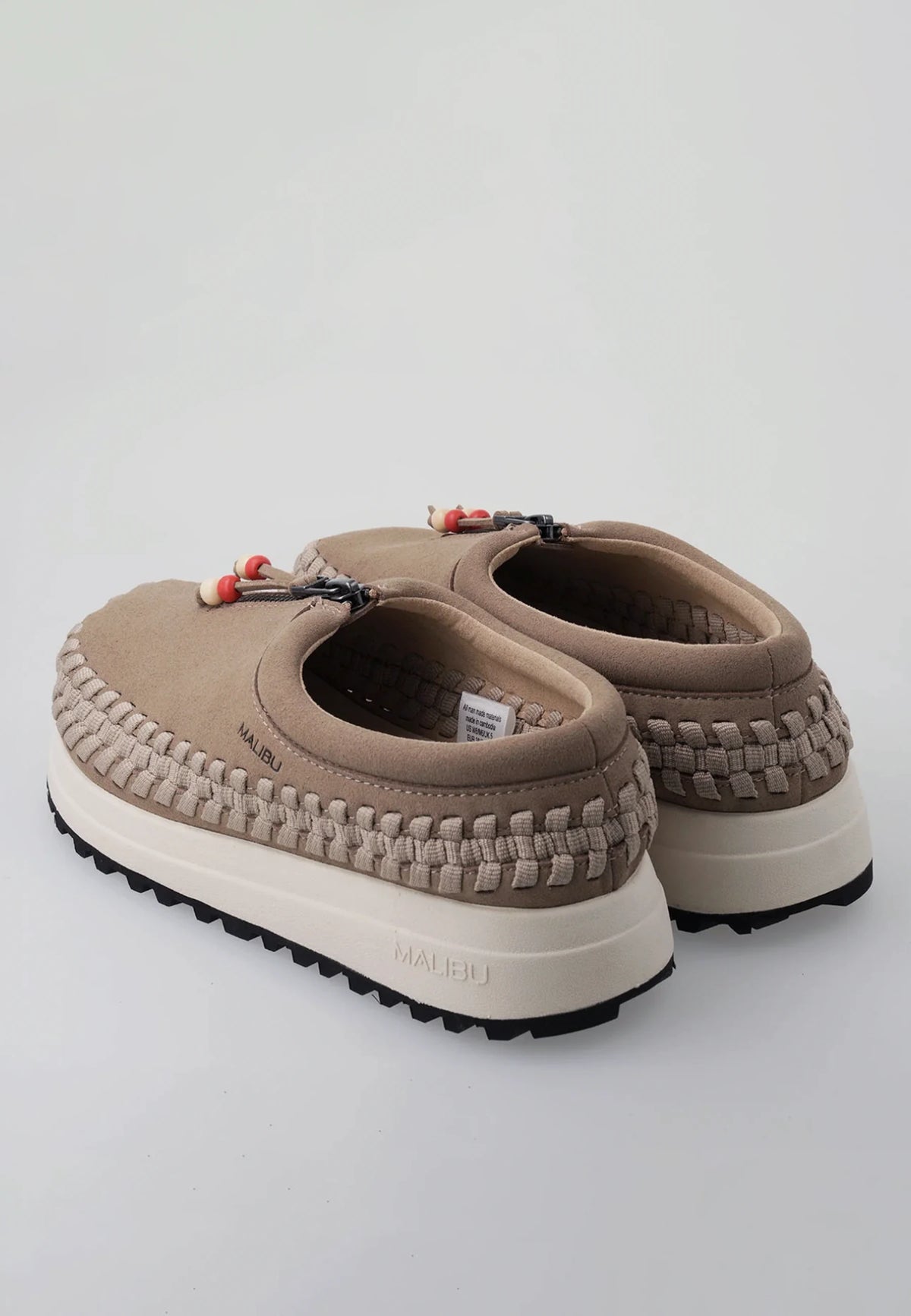 Enchanto Clog - Taupe/Off White