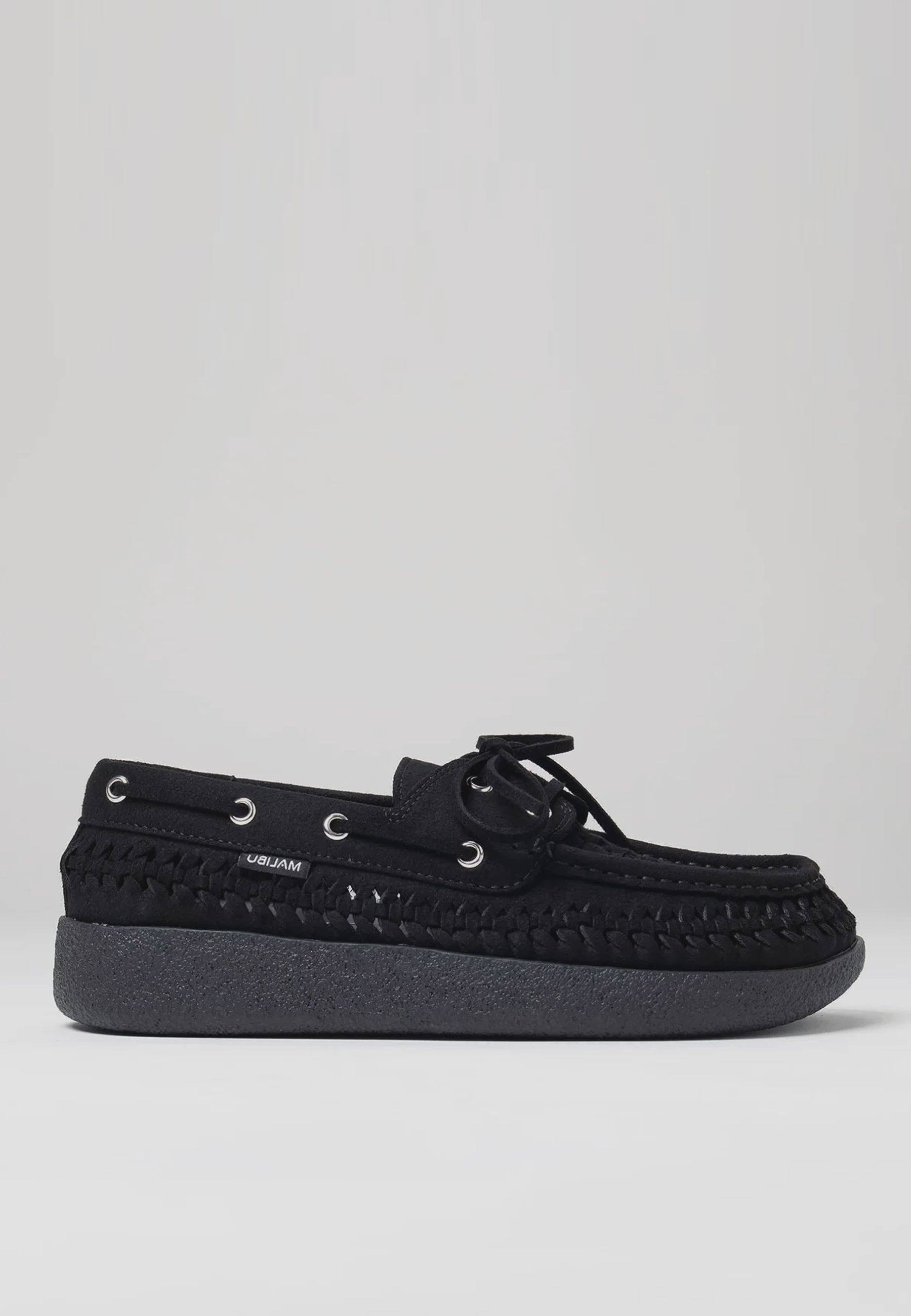 Skipper Boat Shoe - Black/Black