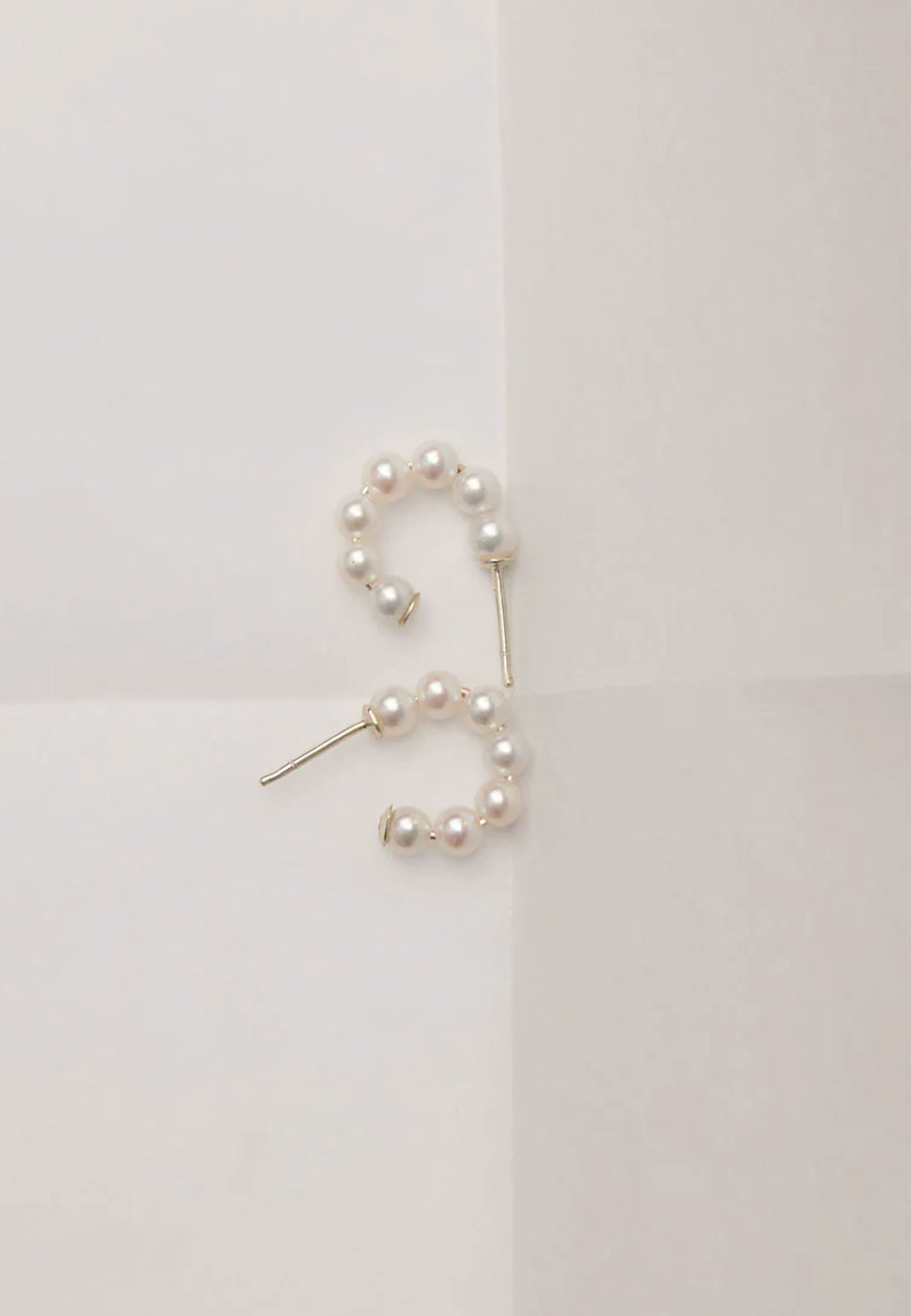 Paris Hoop Earrings - Silver