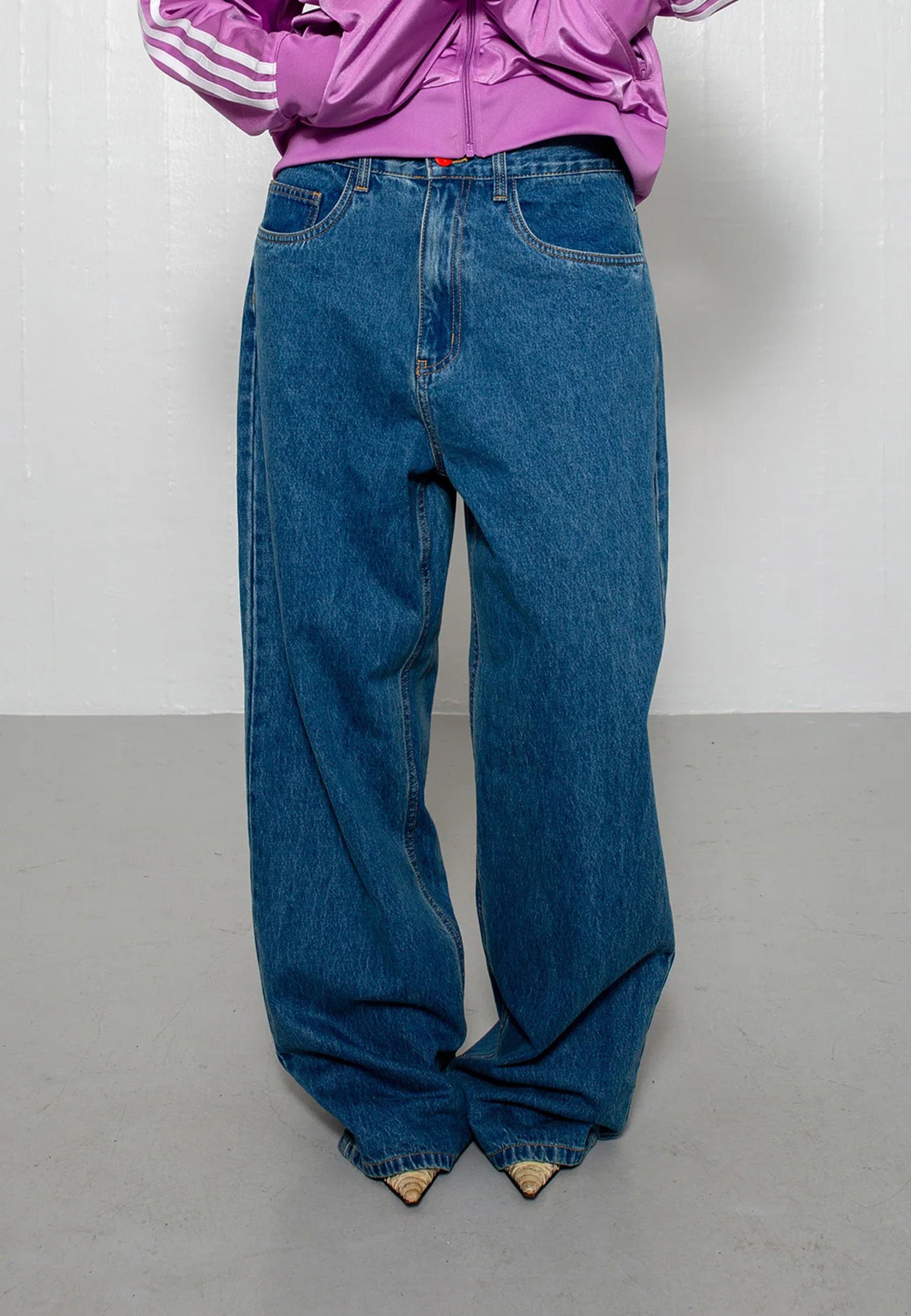 Super Loose - Medium Blue Denim