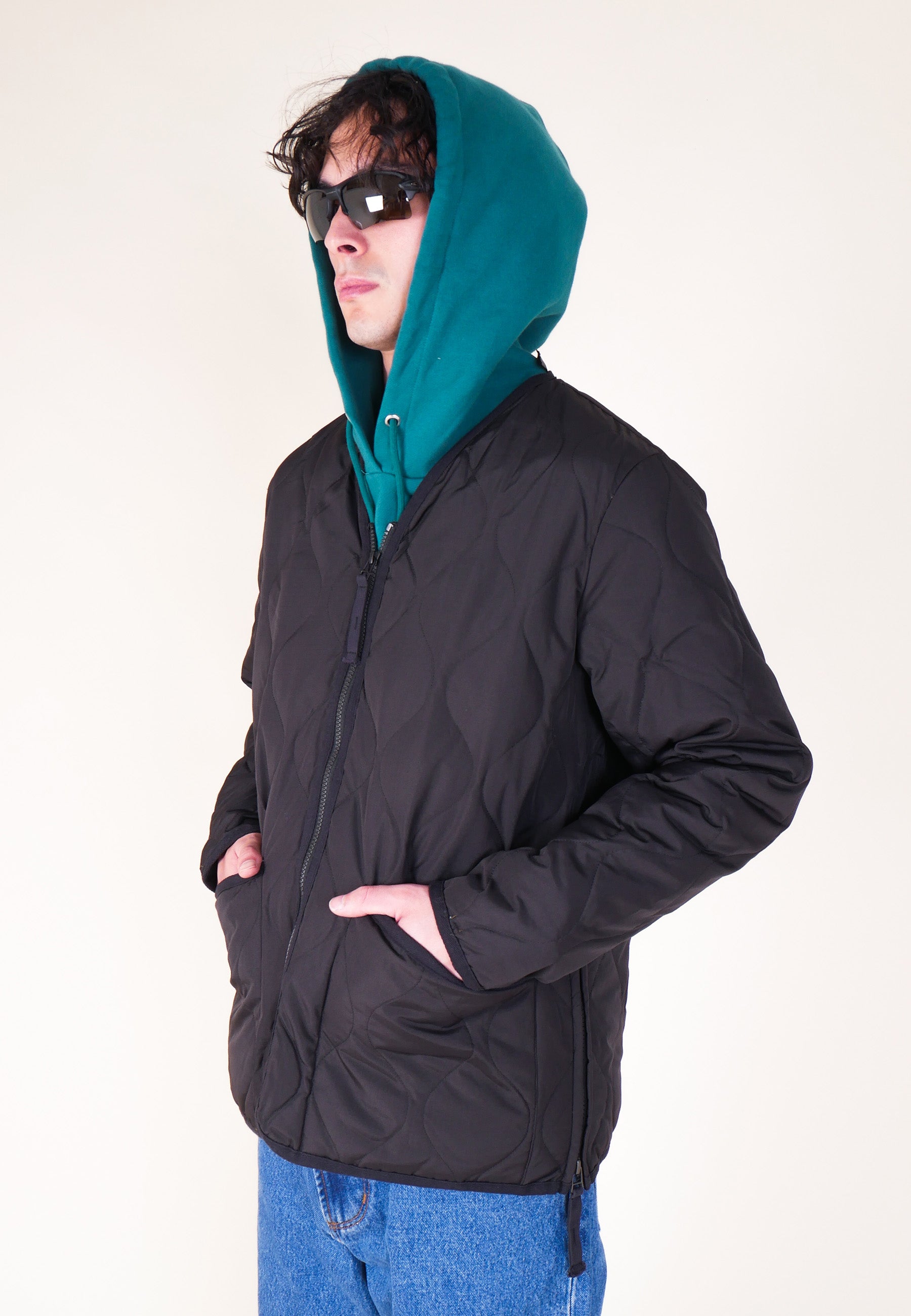 美品✨TAION MILITARY V NECK DOWN COAT Taion Military Zip V-Neck Down Jacket - Men's - Clothing