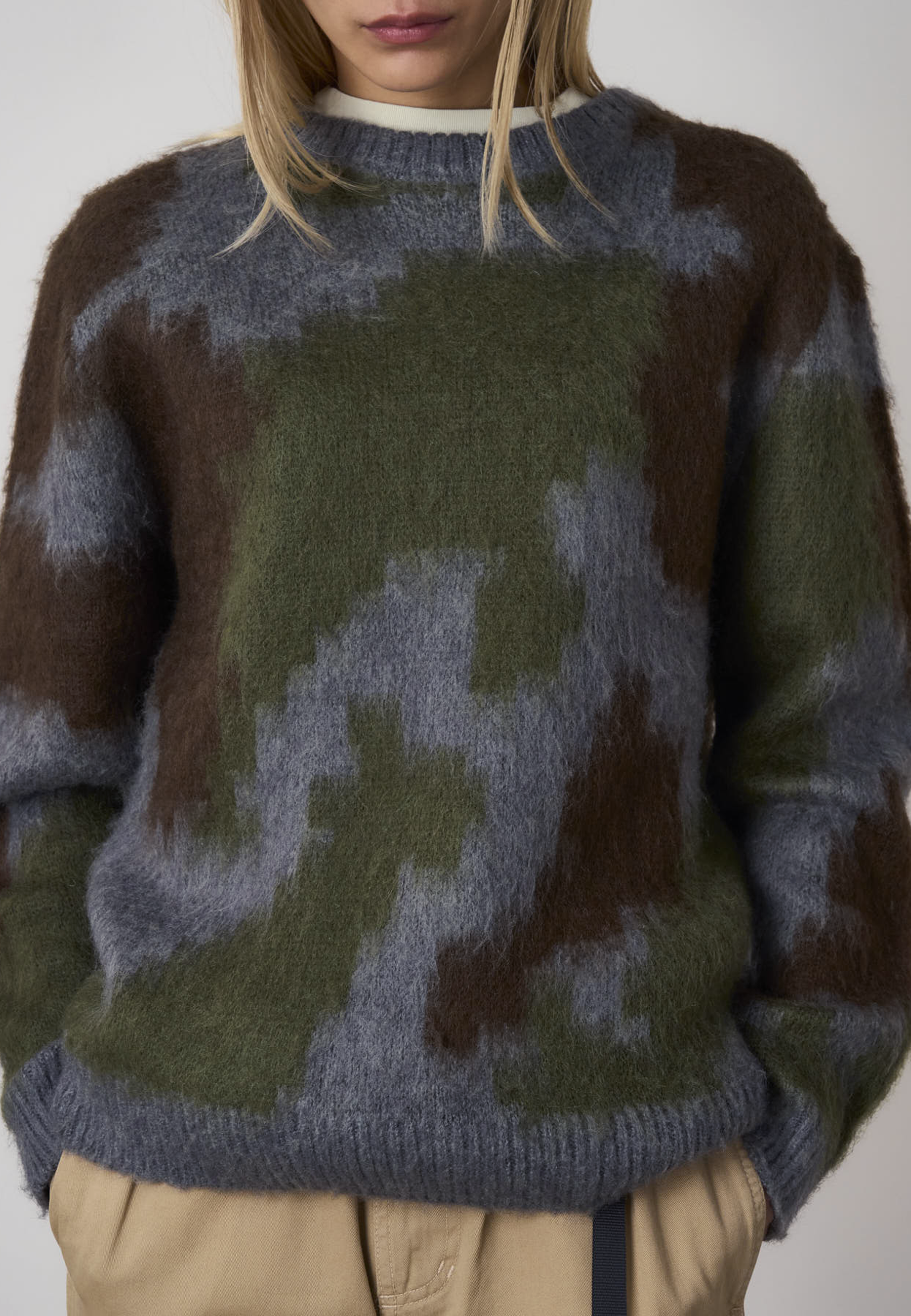 Mohair Sweater - Jungle Digi Camo