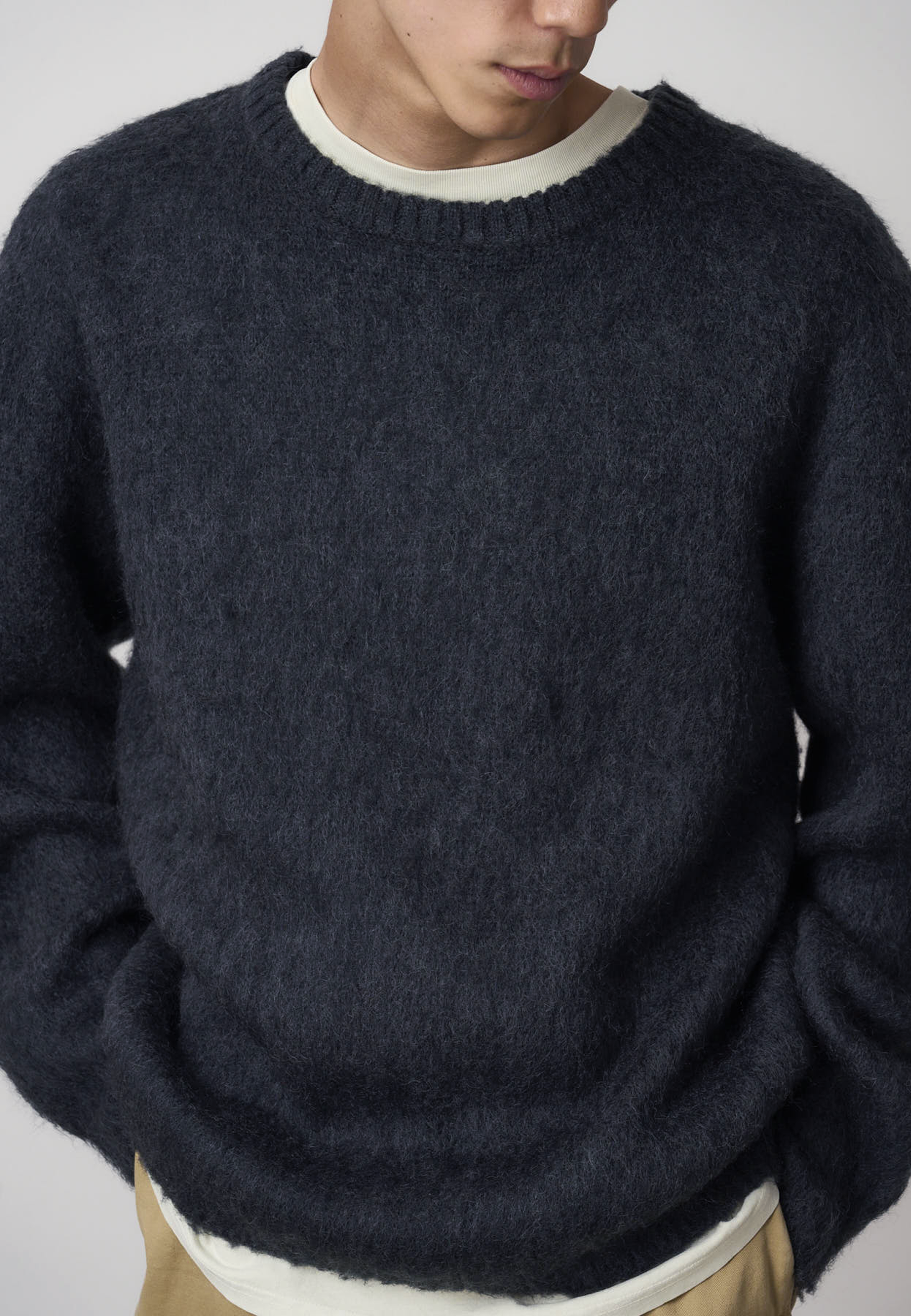 Mohair Sweater - Charcoal