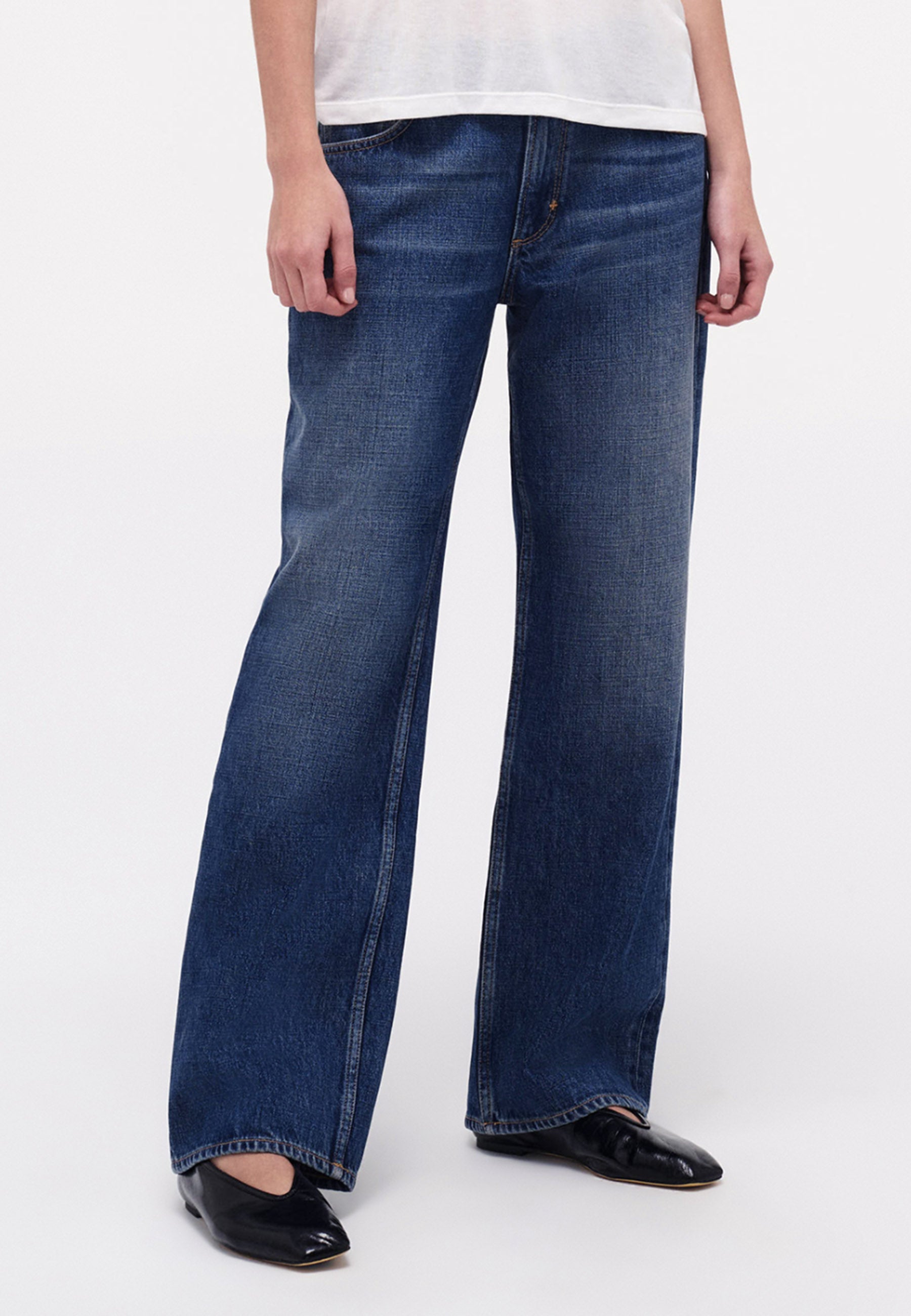 Daria Baggy Denim - Mid Vintage Indigo