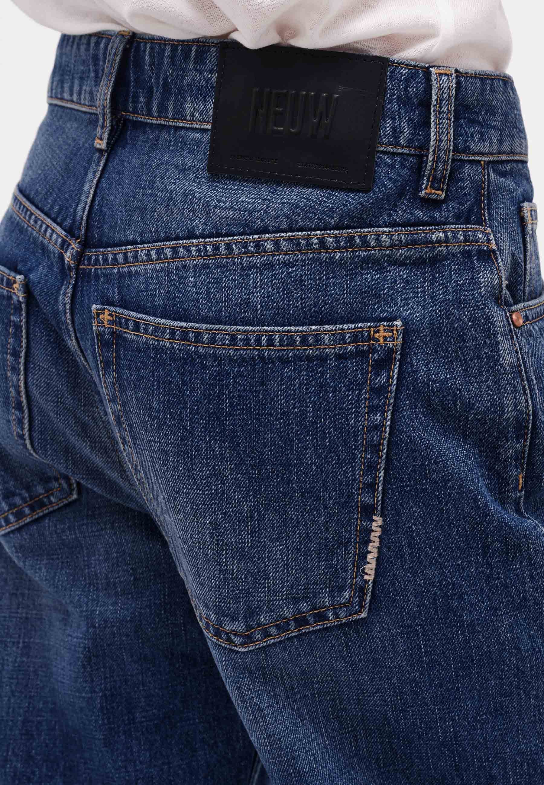 Daria Baggy Denim - Mid Vintage Indigo