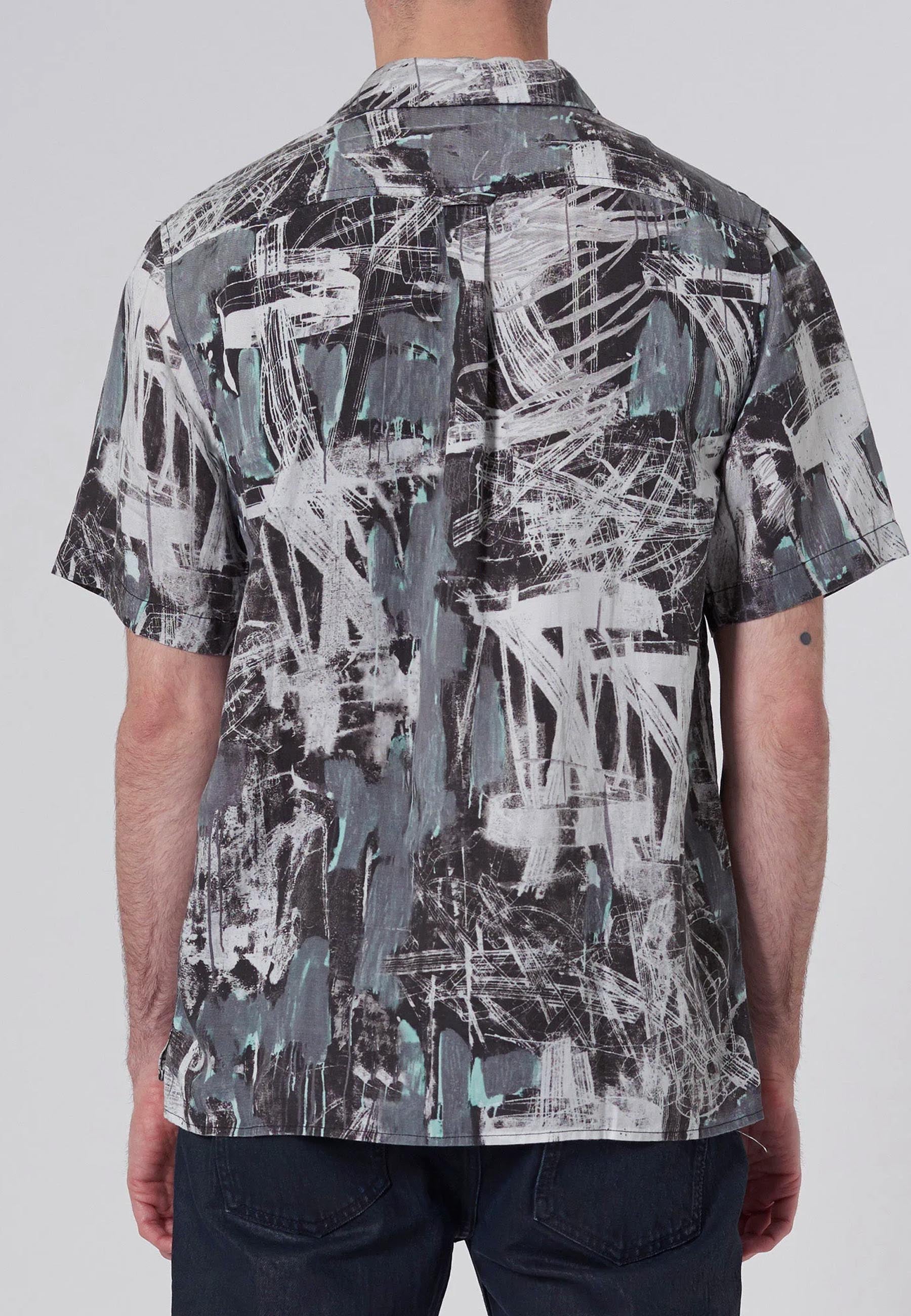 Yu Art S/S Shirt - Aqua Green