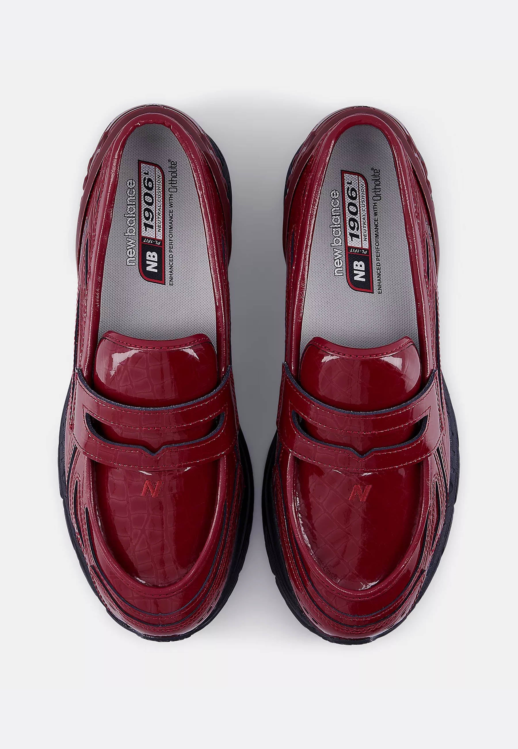 1906L - Monarch Croc Burgundy - U1906LCS