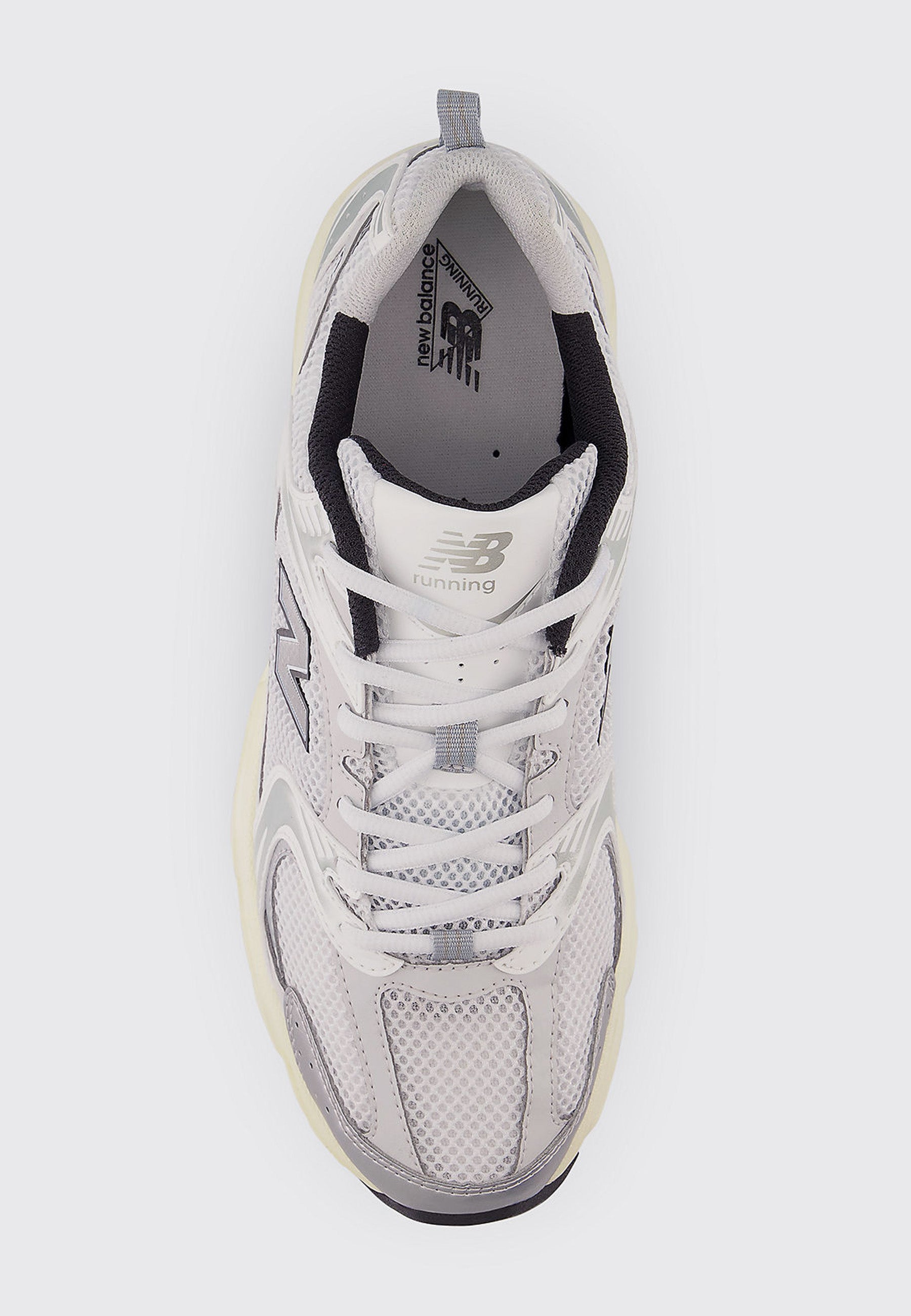 530 - White/Silver Metallic/Black