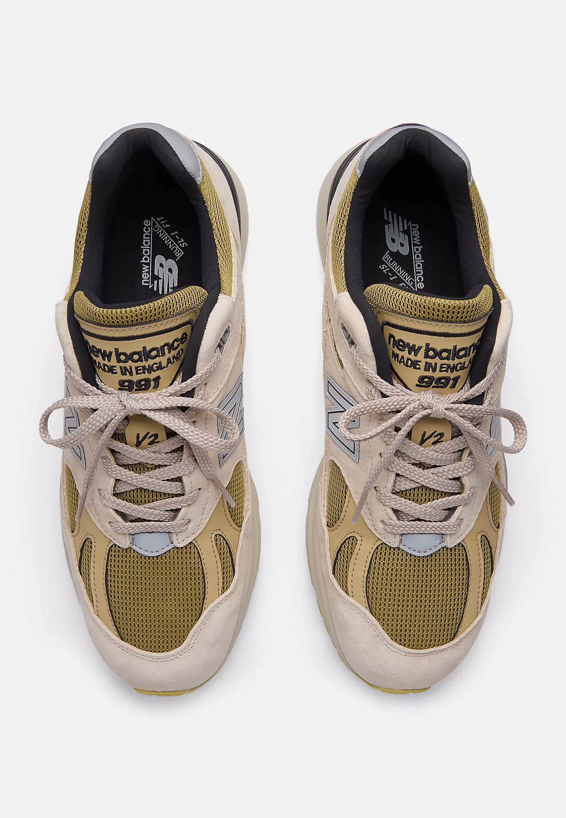 Made in UK 991v2 - Silver/Birch - U991PW2