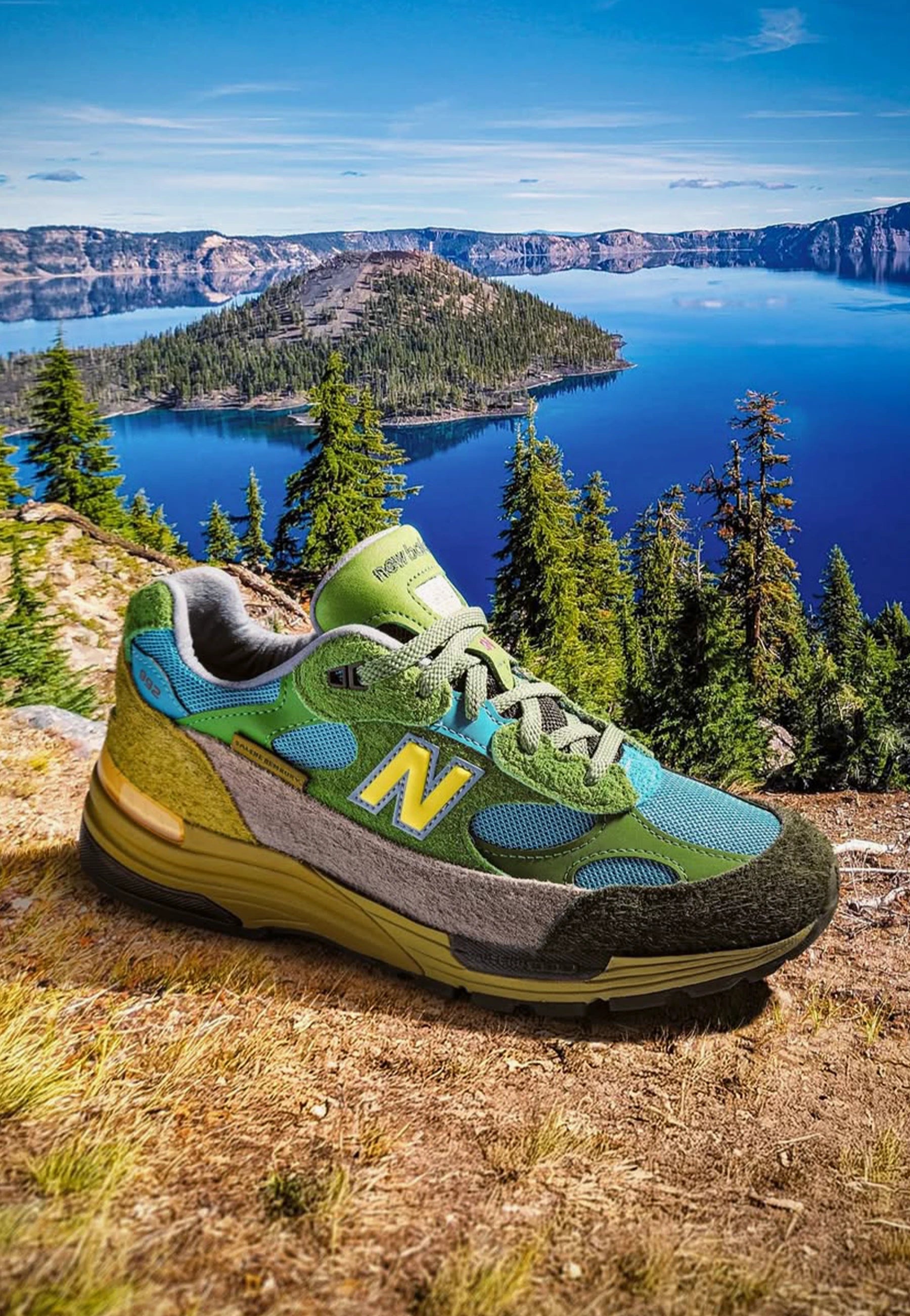 Salehe Bembury x 992 'Calm Be the Crater" - Green/Blue - U992SB