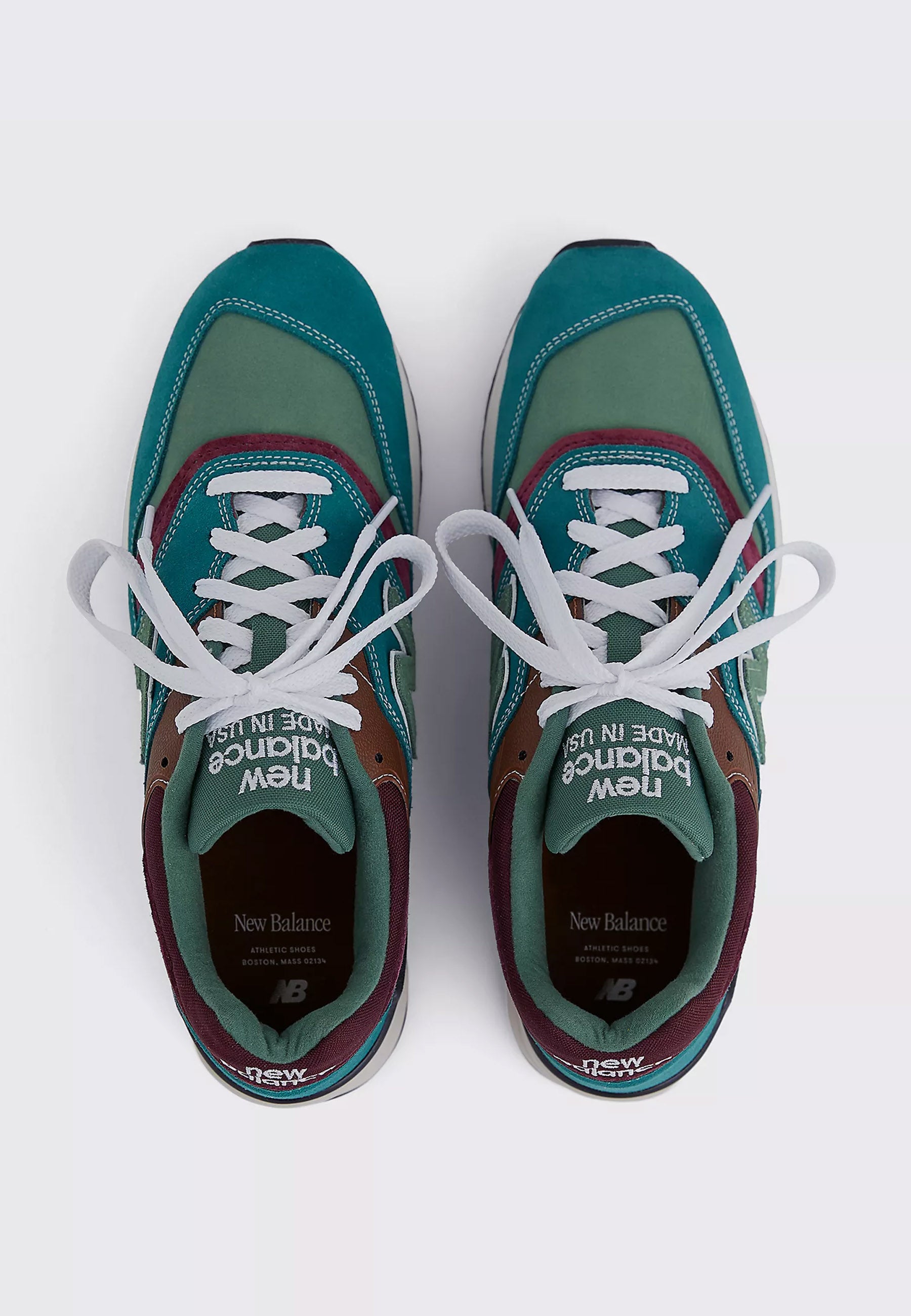 Made in Usa 997 - Teal/Brown - U997TB