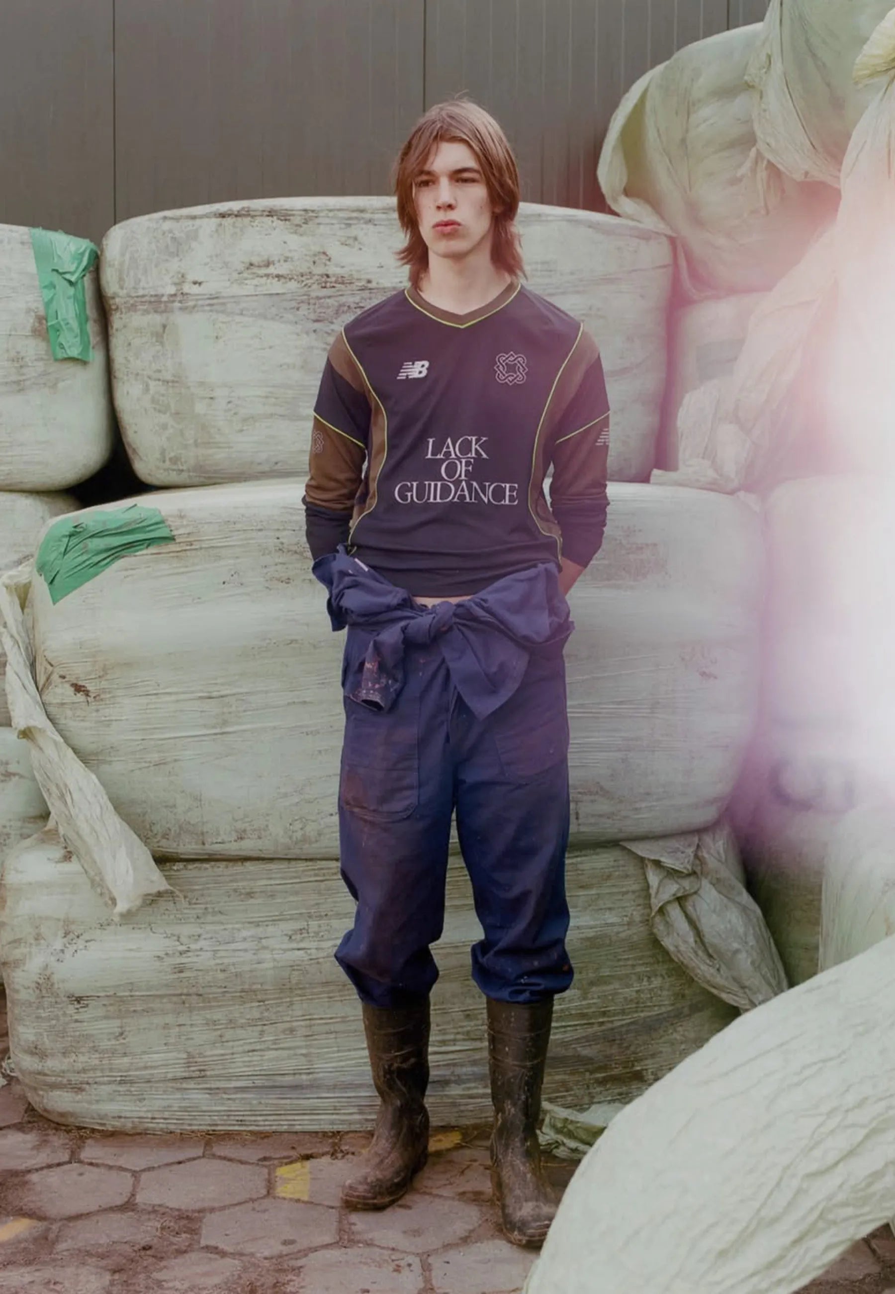 Lack of Guidance x NB LS Jersey - Black - MT6249F5