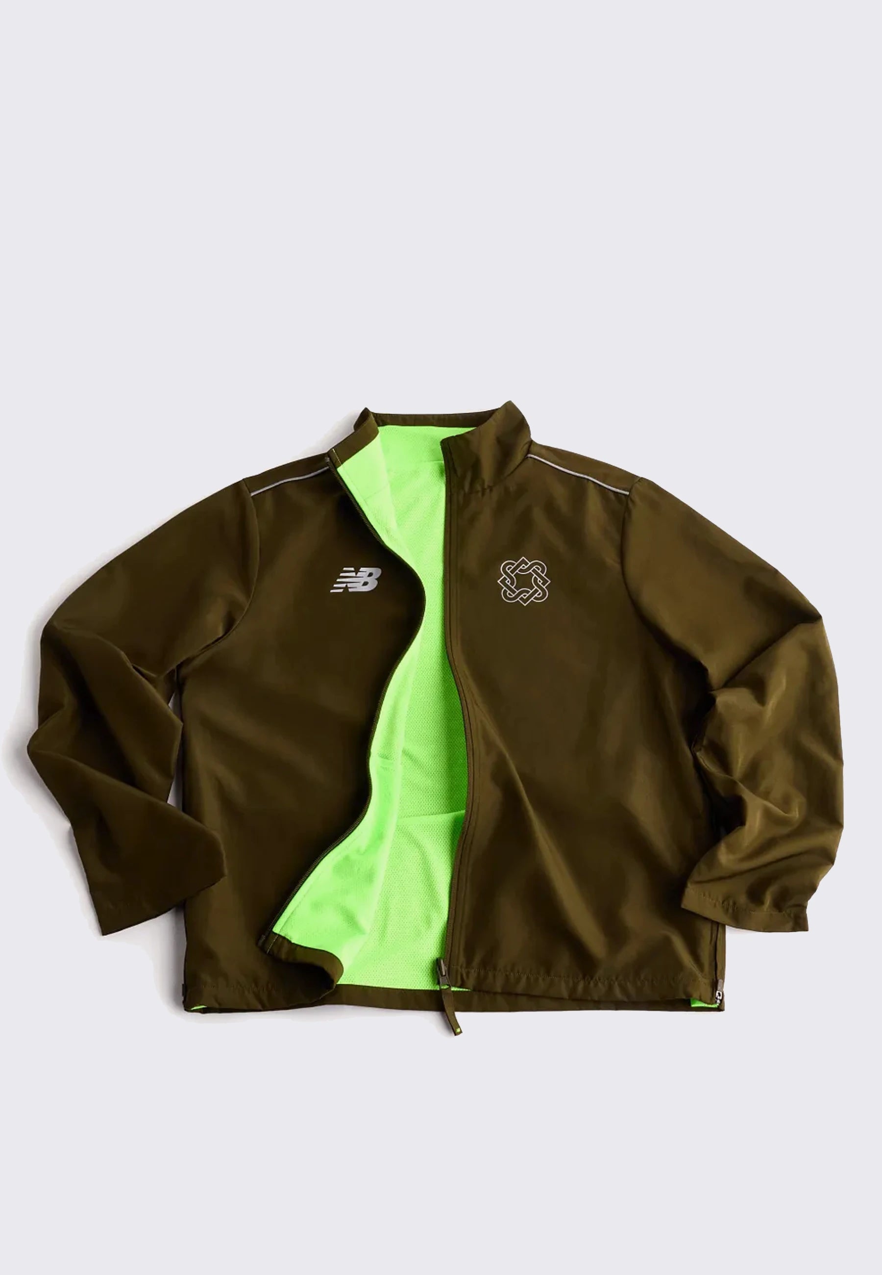 Lack of Guidance x NB Reversible Jacket - Olive/Lime - MJ6276BQ
