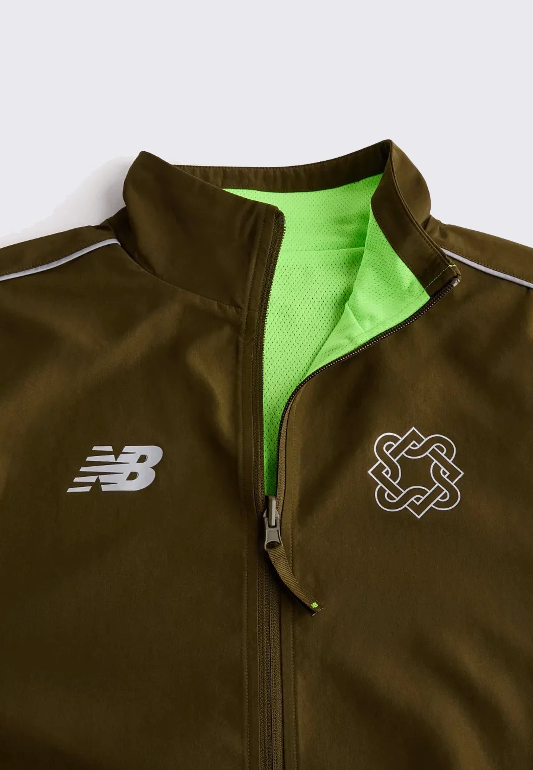 Lack of Guidance x NB Reversible Jacket - Olive/Lime - MJ6276BQ