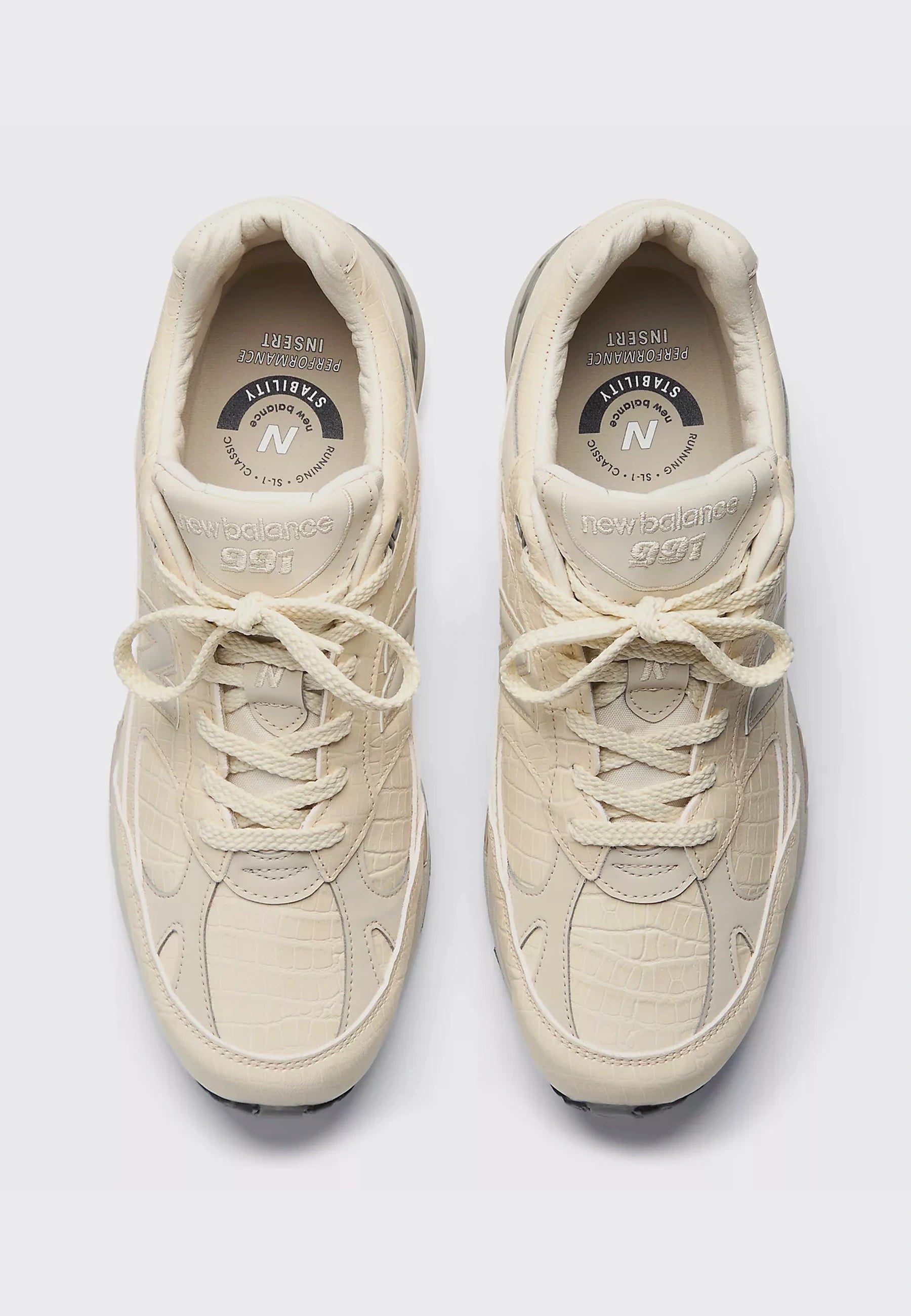 Made in UK 991v1 - Oyster Gray/Pistachio Shell - M991CR1