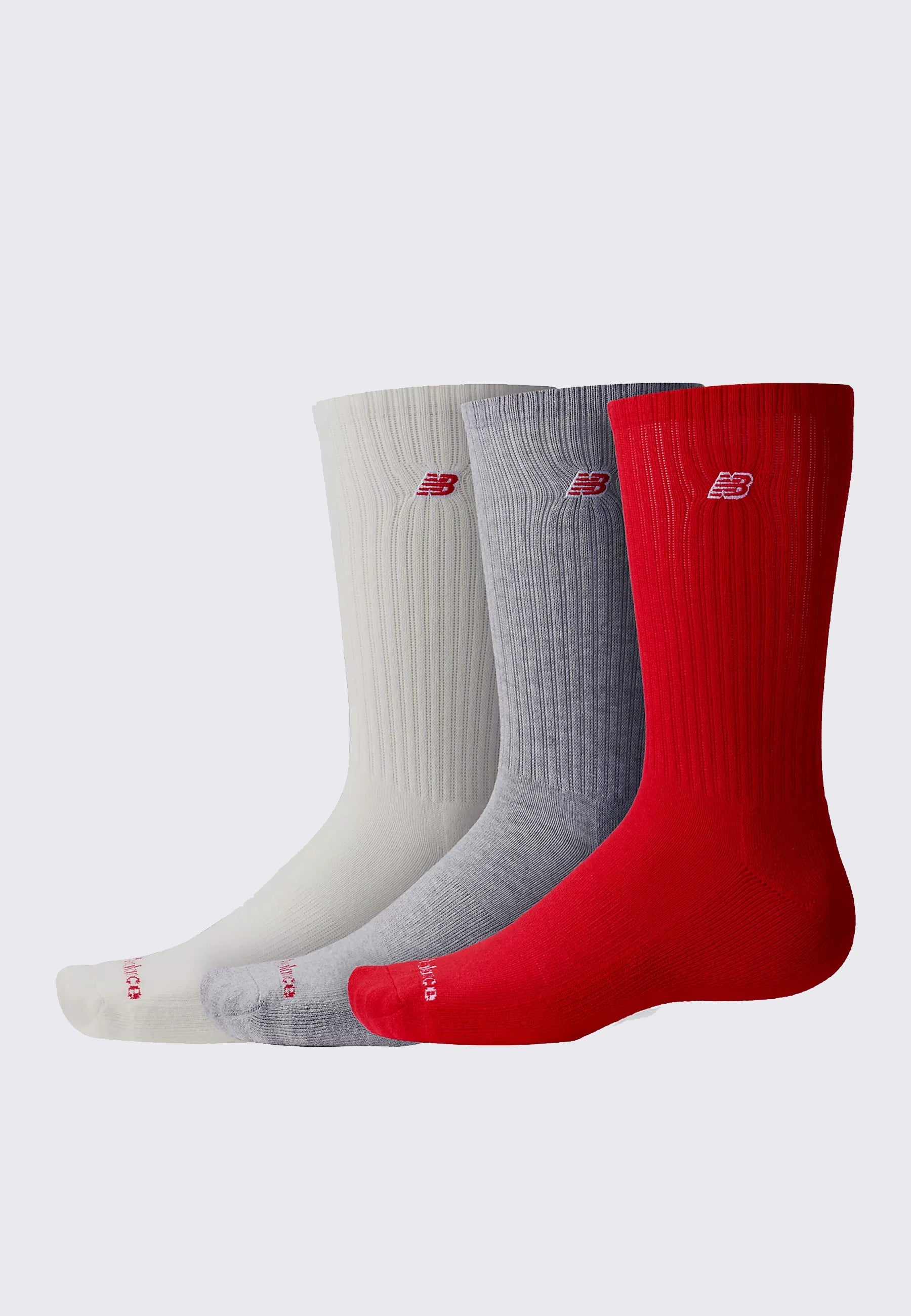 Patch Logo Socks 3 Pack - Assorted Colours