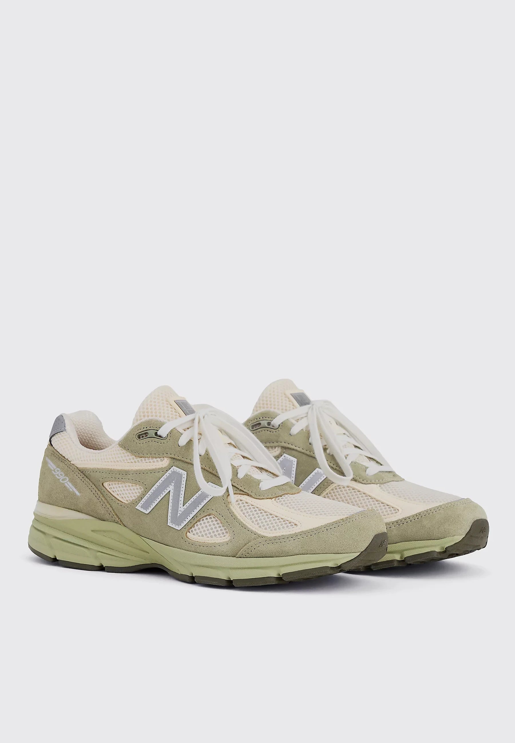 Made in USA 990v4 - Olive Leaf/Light Olive/Permafrost - U9901MX