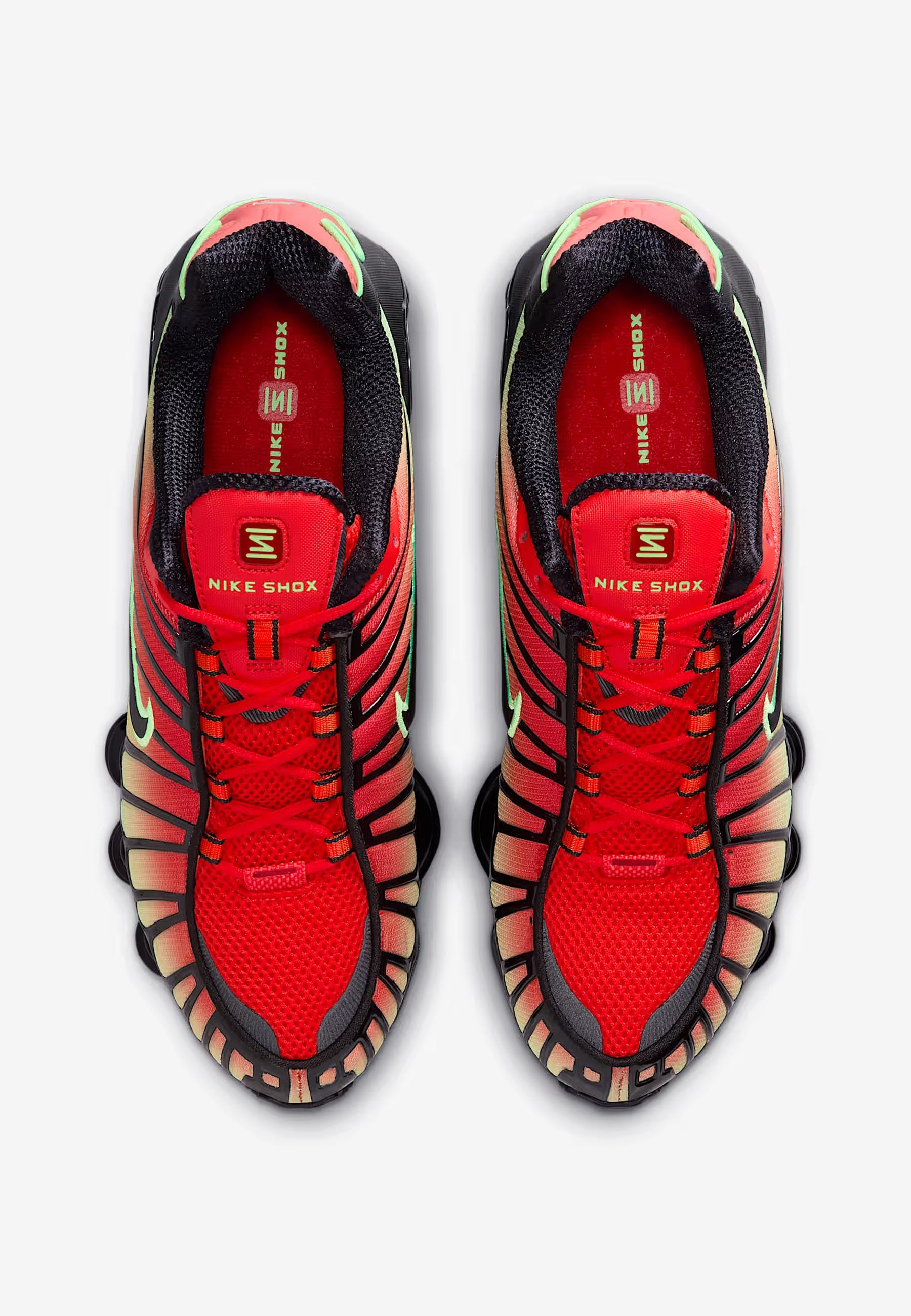 Shox TL - Light Crimson/Black/Green/Strike/Black