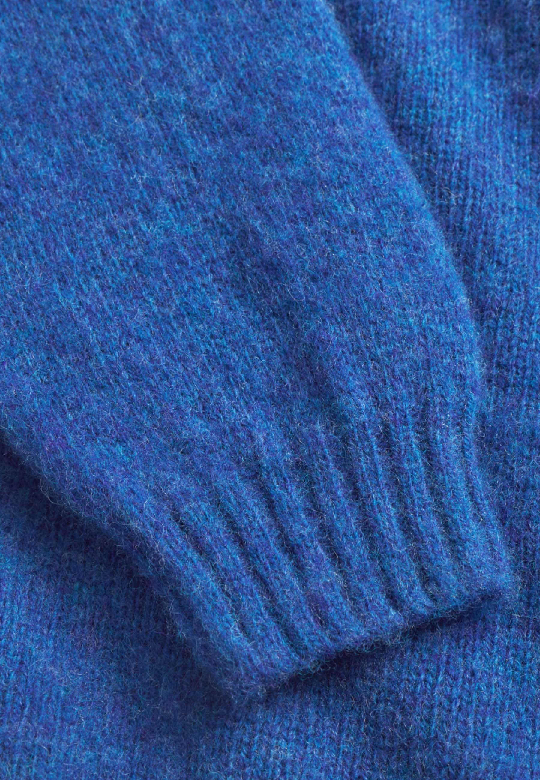 Birnir Brushed Lambswool Sweater - Estate Blue