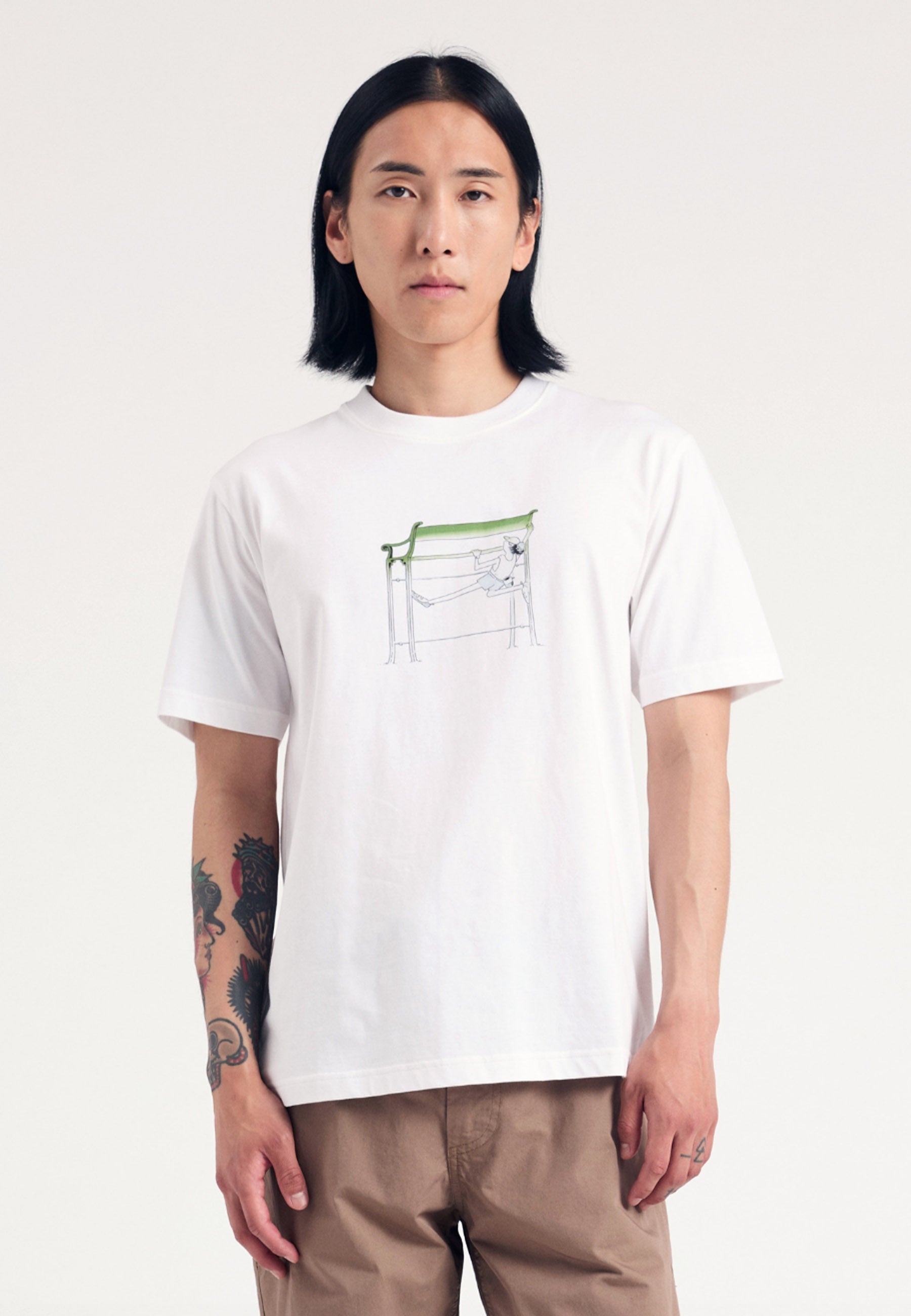 Norse x Daniel Frost Benchmark T-Shirt - White