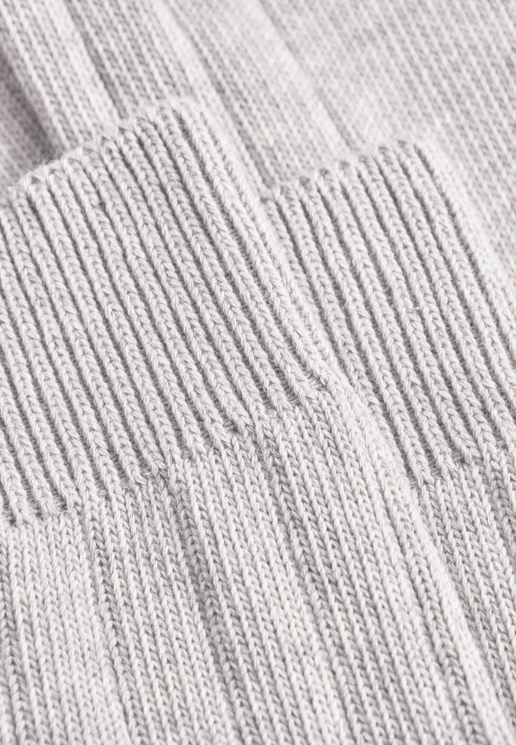 Bjarki Cordura Wide Rib Socks - Light Grey Melange