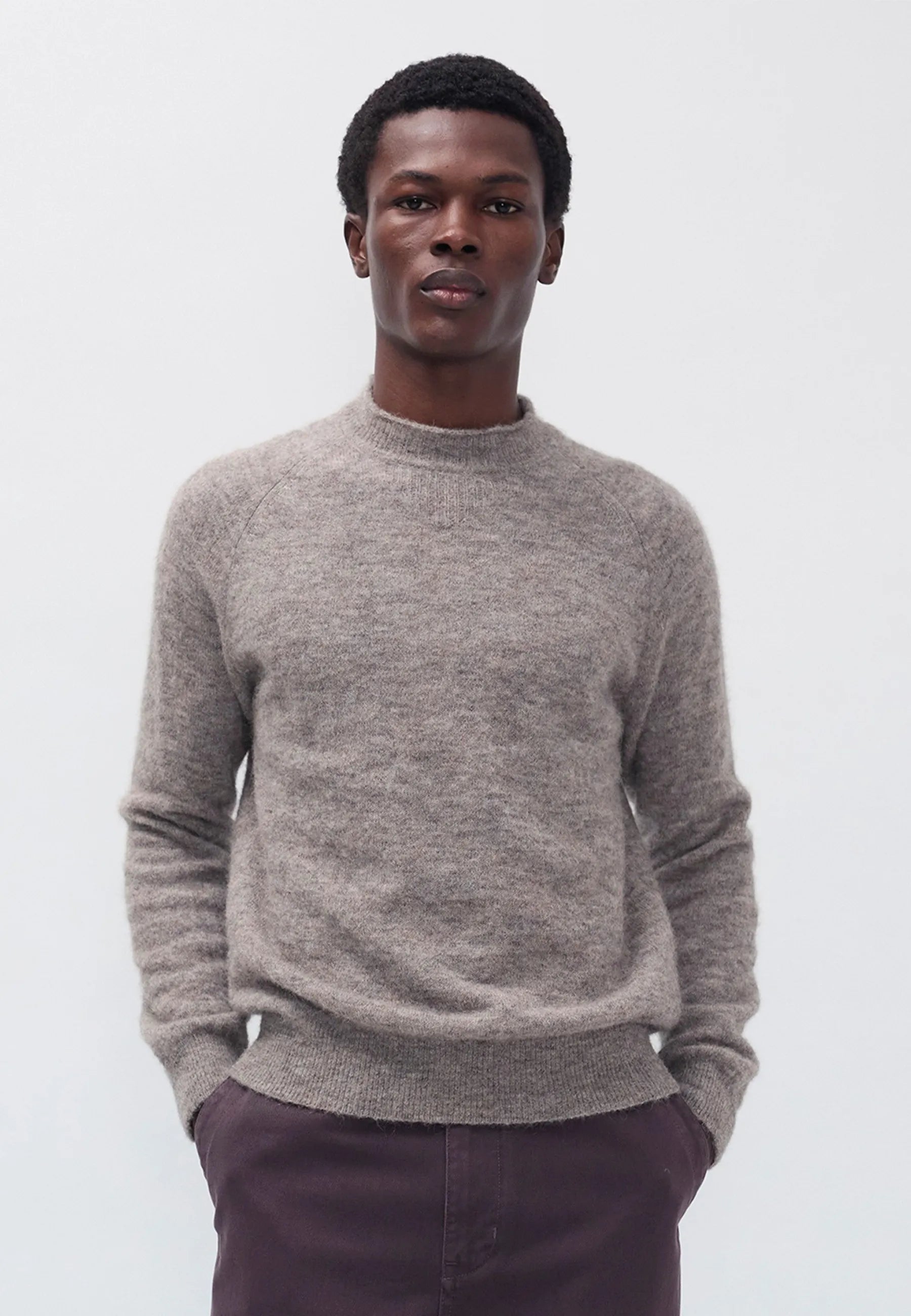 Nordrevik Baby Alpaca Sweater - Walnut