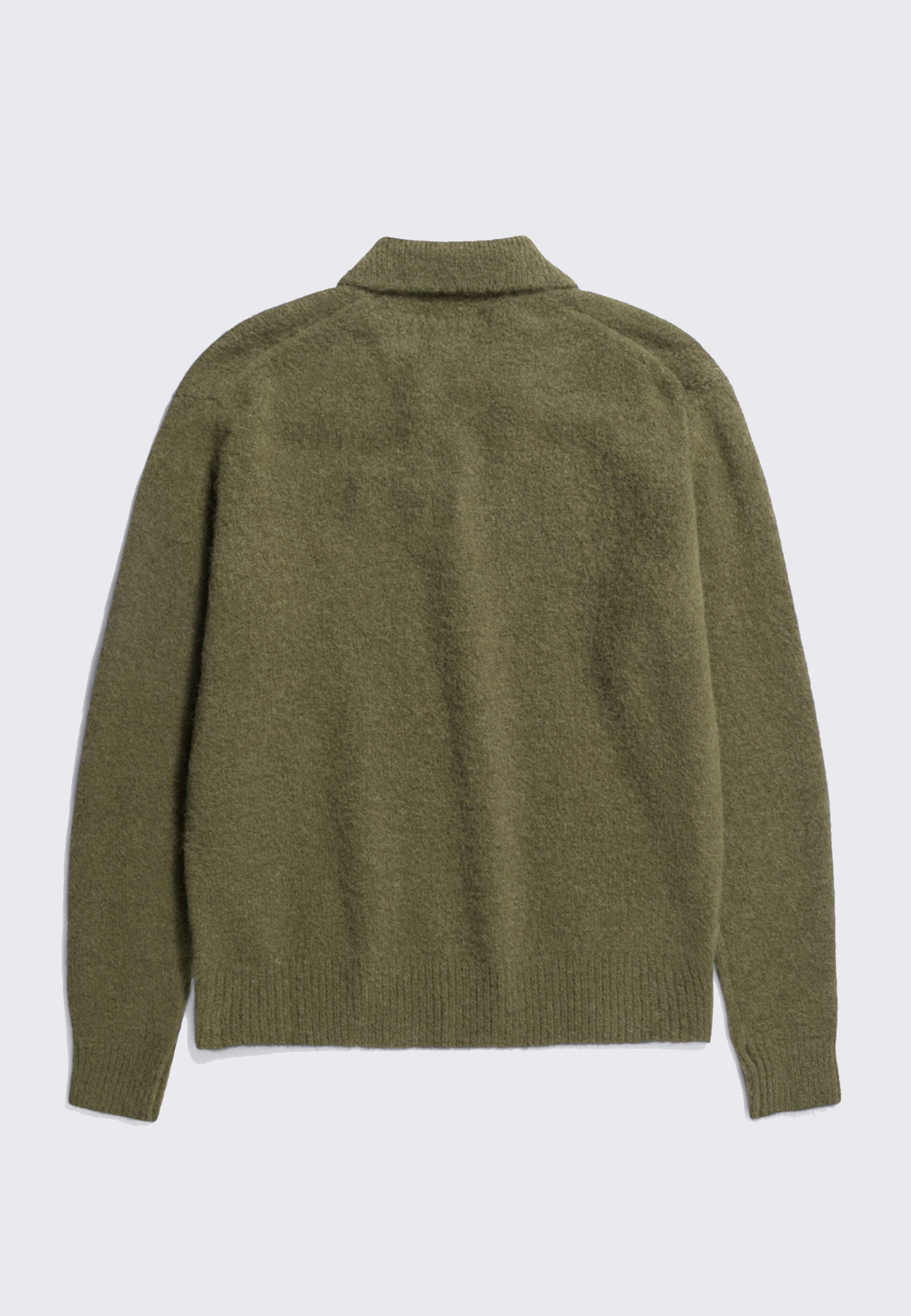 Rasmus Relaxed Brushed Polo - Ivy green