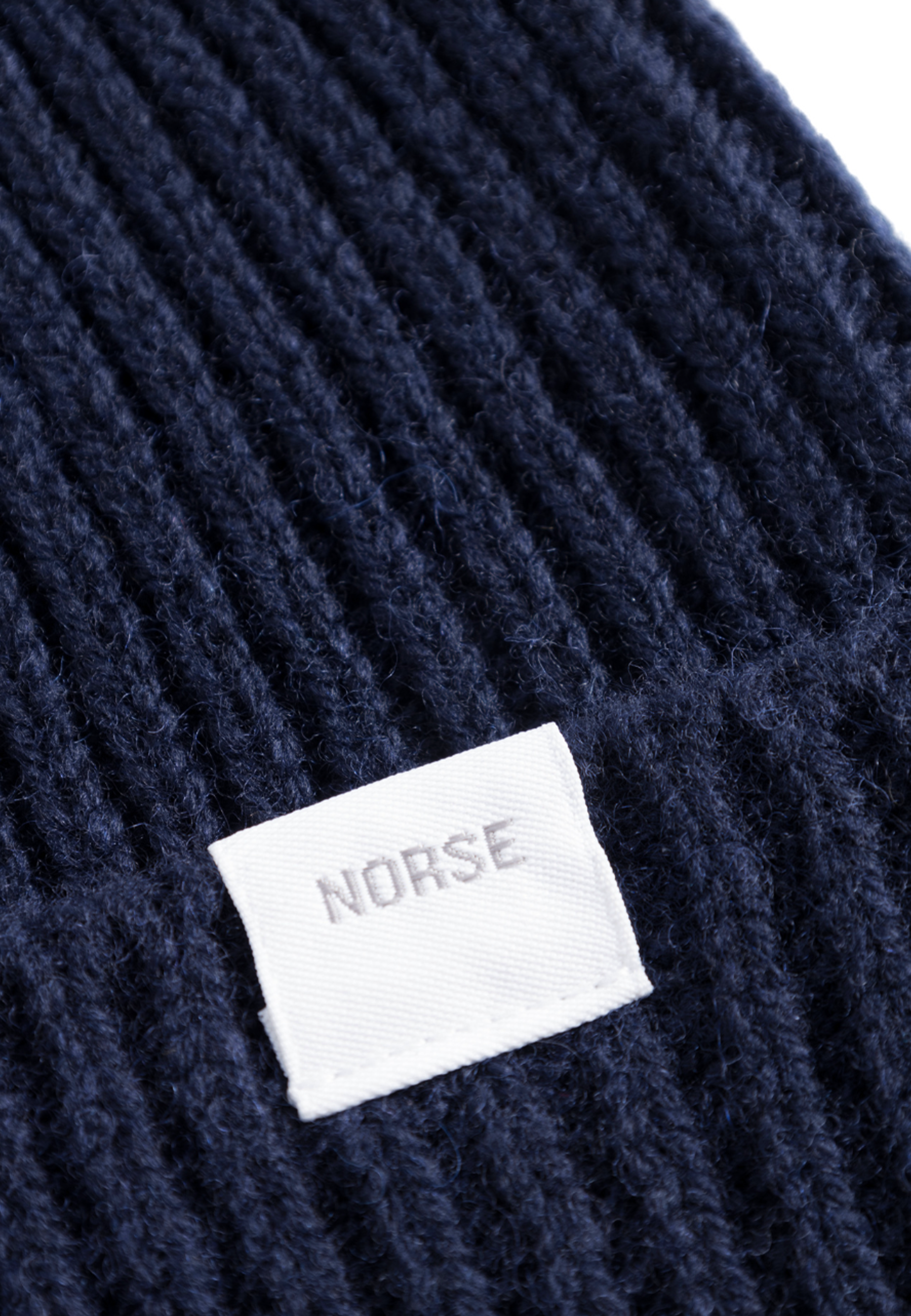 Standard Merino Lambswool Beanie - Dark Navy