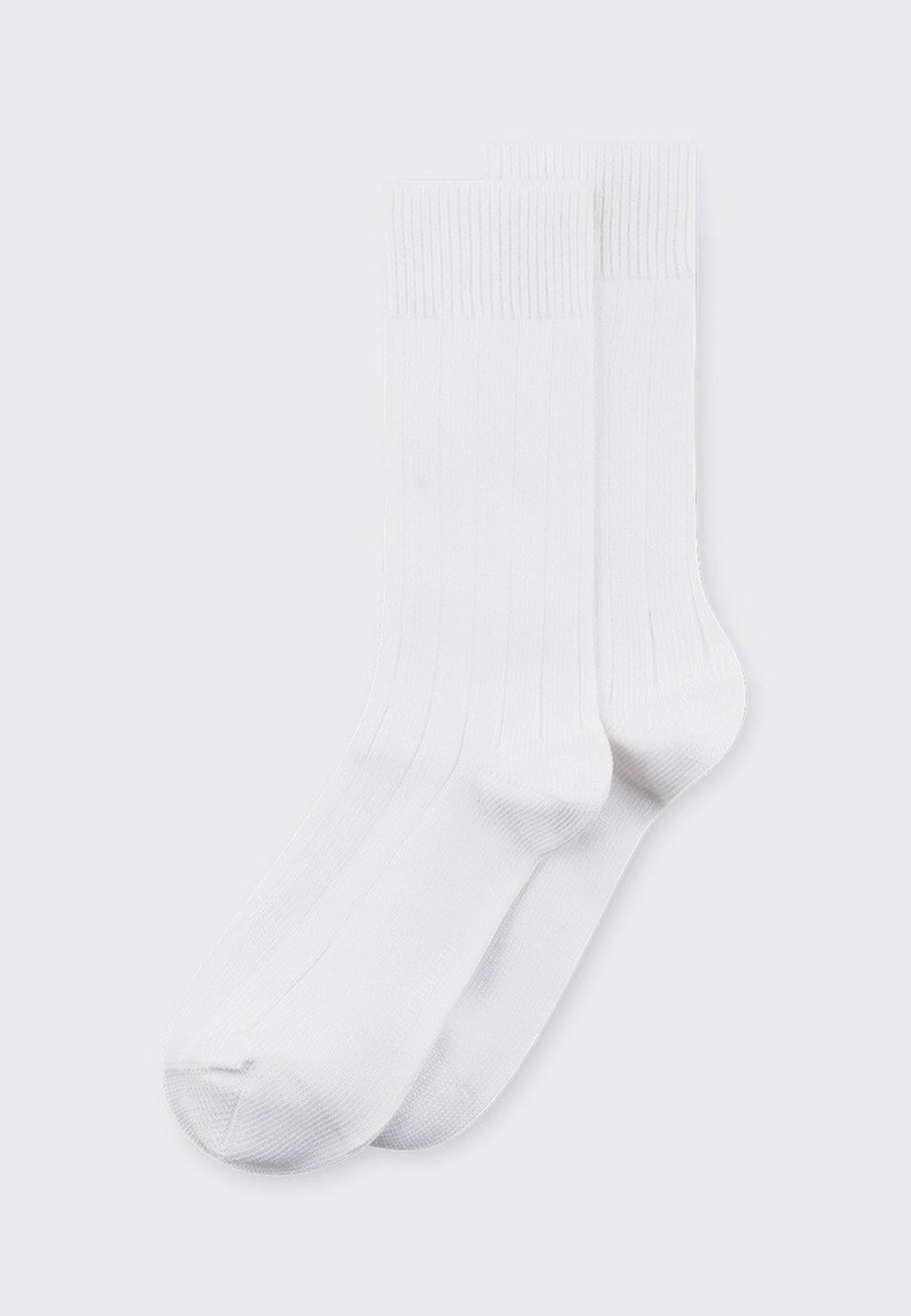 Bykle Cordura Wide Rib Sock - White