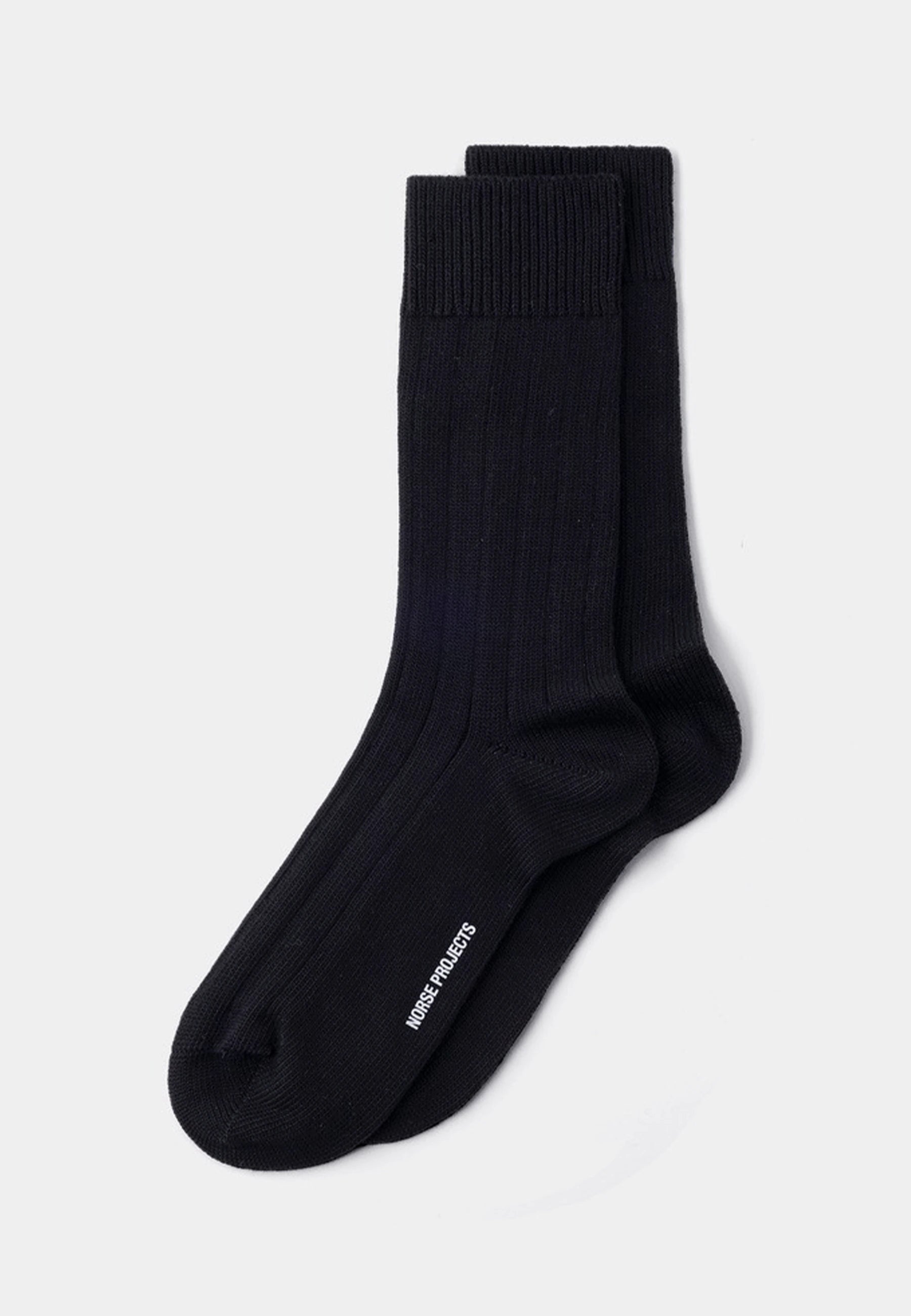 Bykle Cordura Wide Rib Sock - All Black