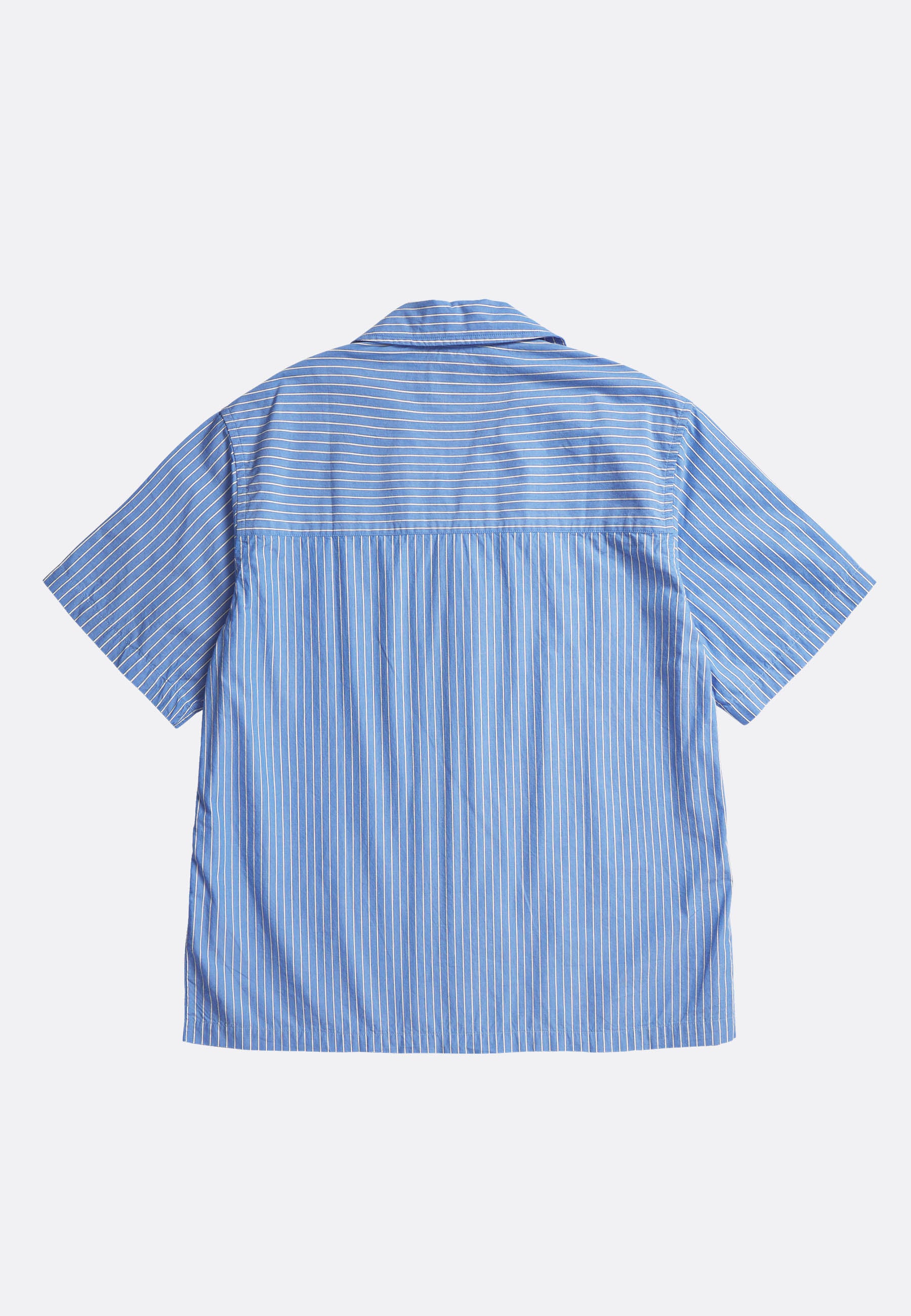 Norse Projects | Buy Mads Poplin Stripe SS Shirt - Blue Norse Projects | Buy Mads Poplin Stripe SS Shirt - Blue