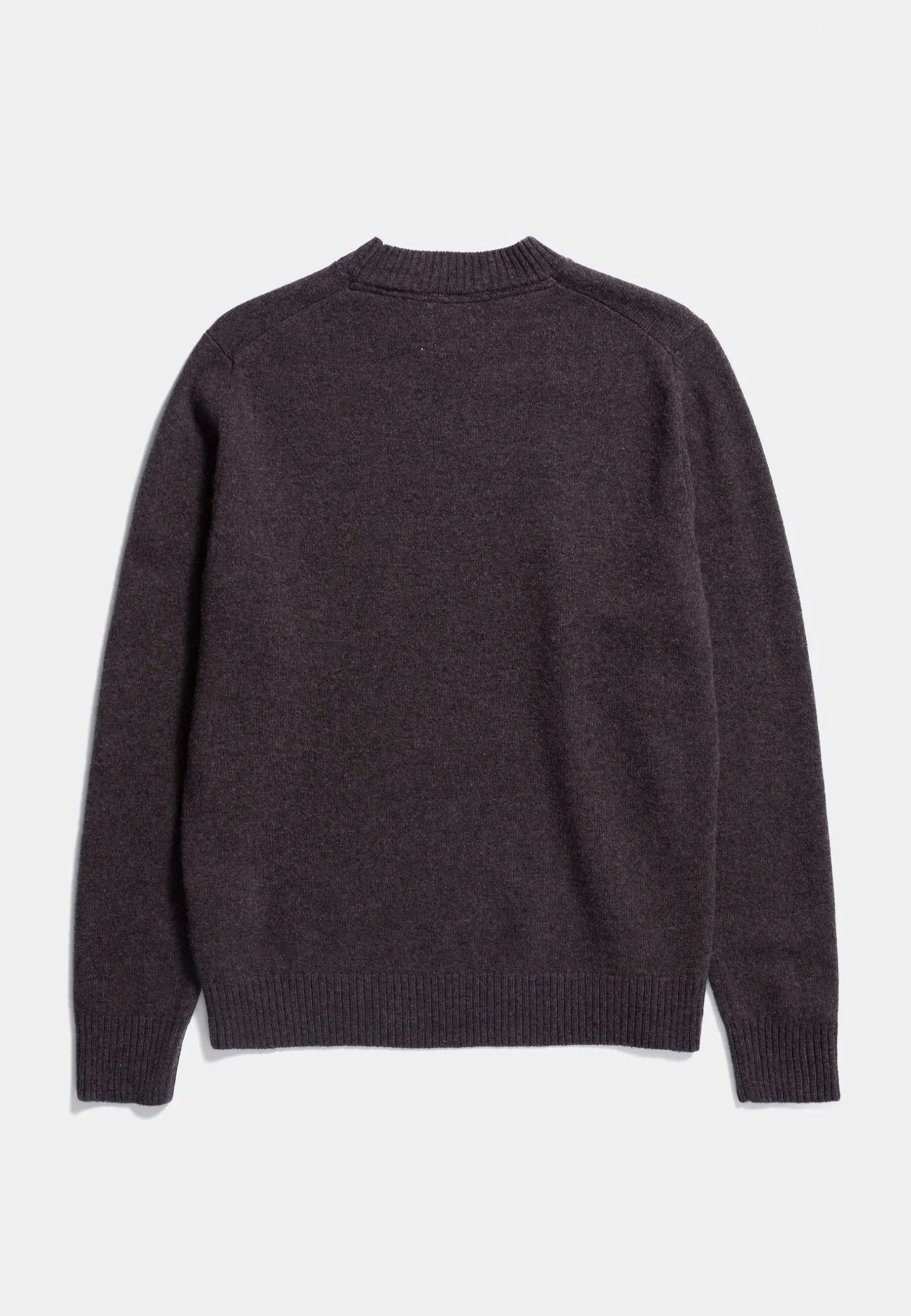 Standard Merino Lambswool Sweater - Heathland Brown