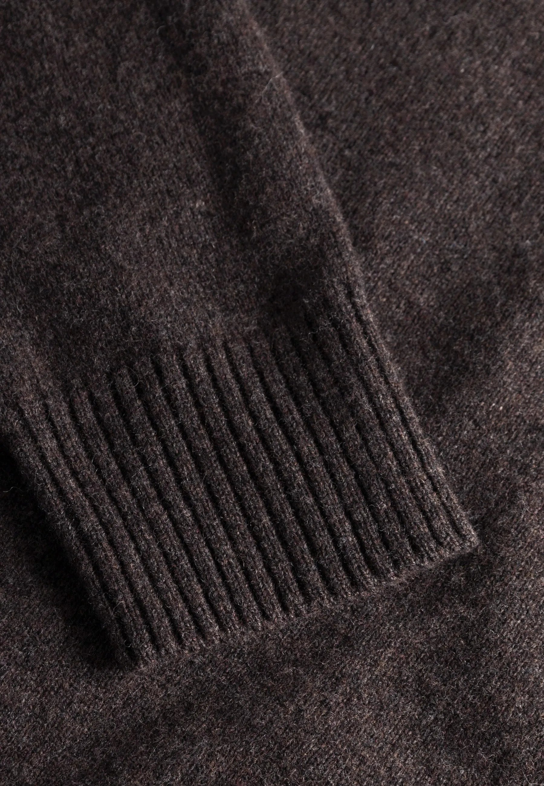 Standard Merino Lambswool Sweater - Heathland Brown
