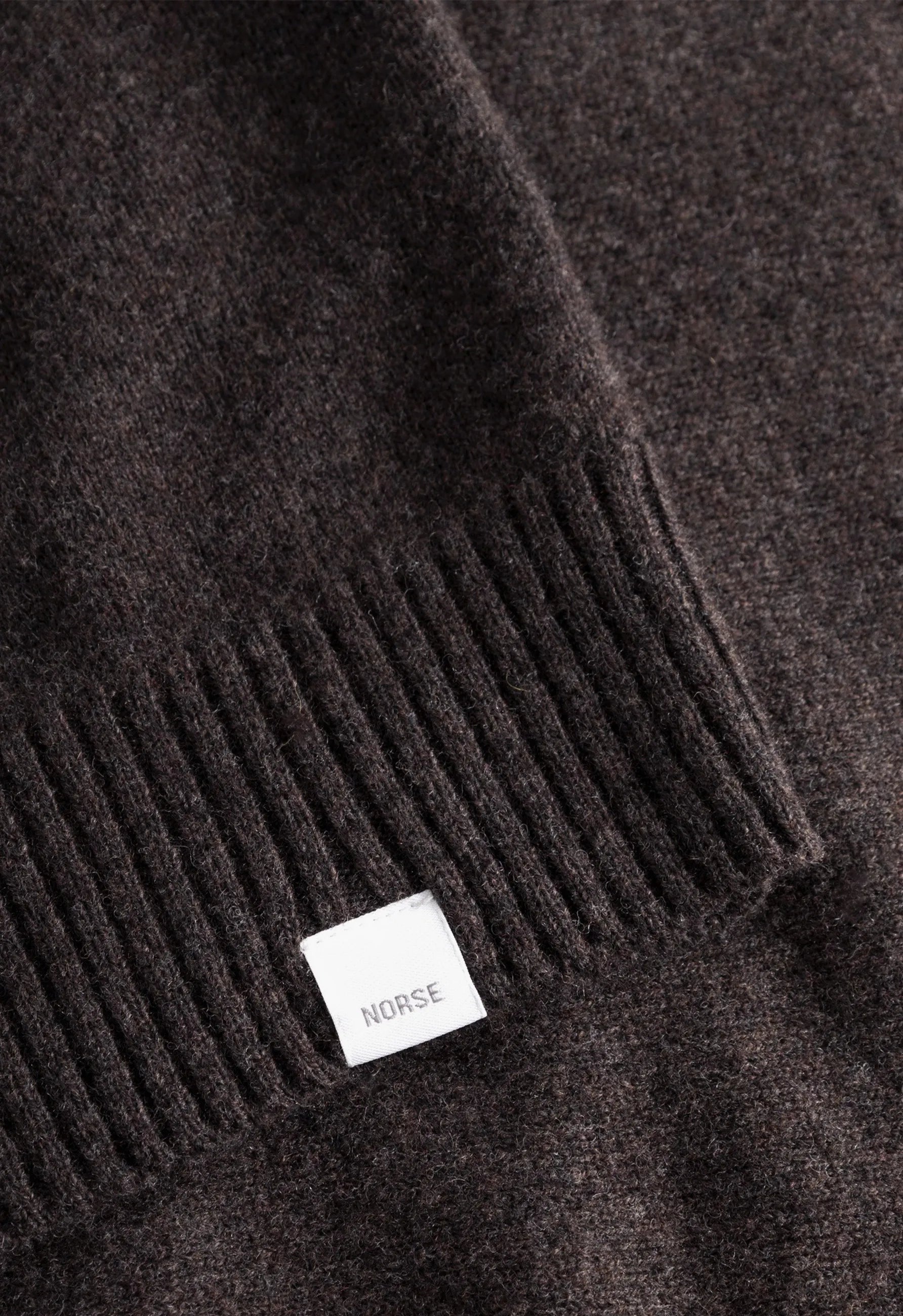 Standard Merino Lambswool Sweater - Heathland Brown