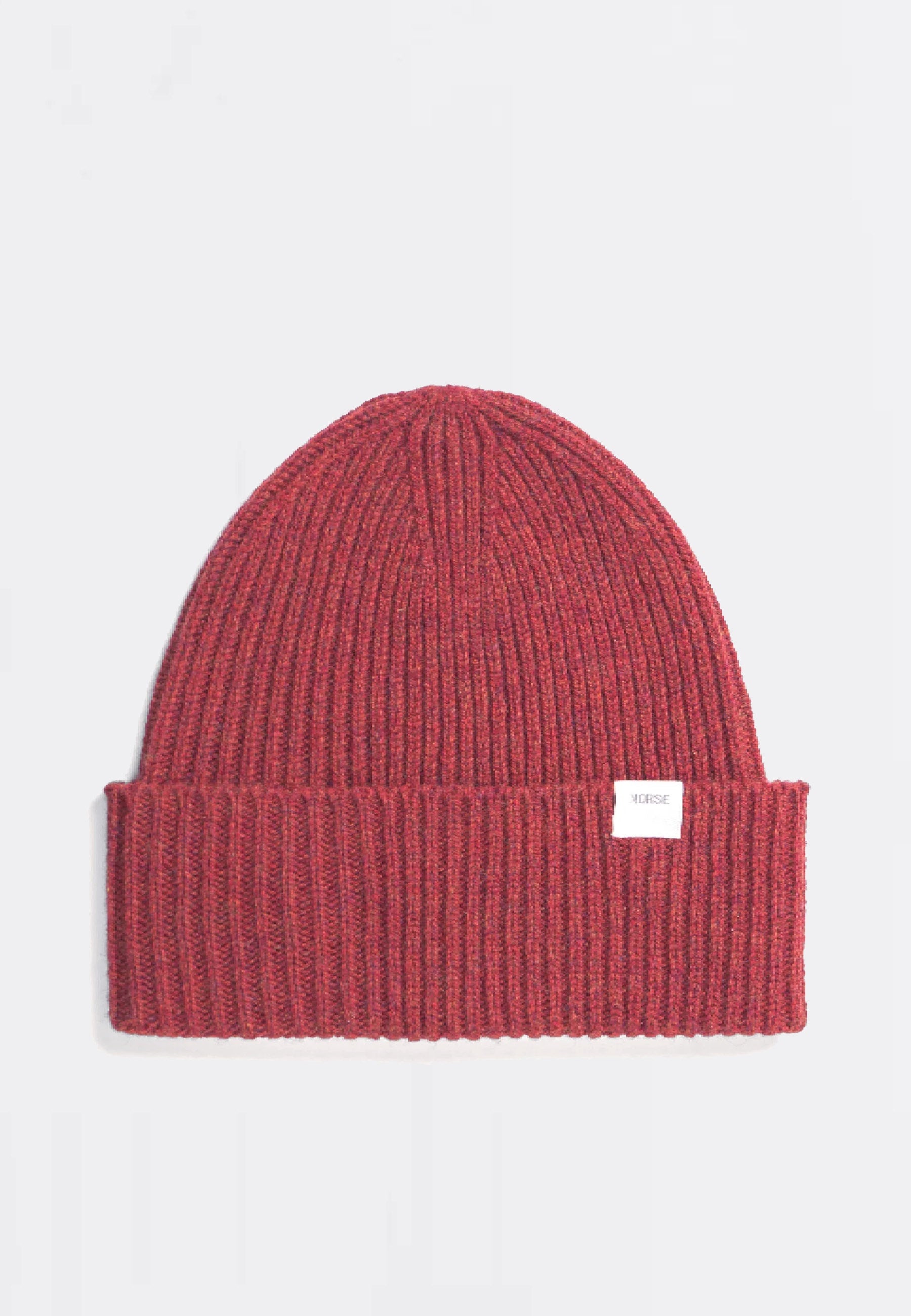 Standard Merino Lambswool Beanie - Brick