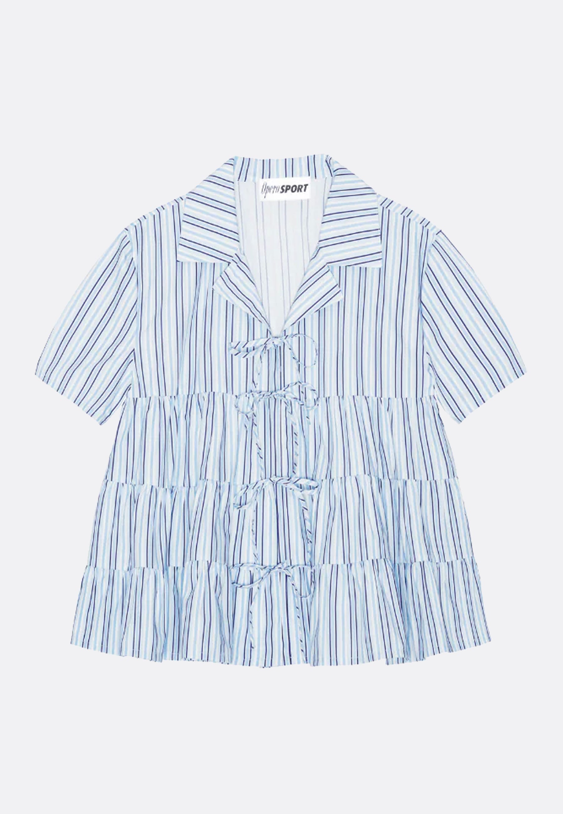 Desiree Shirt - Blue Stripe
